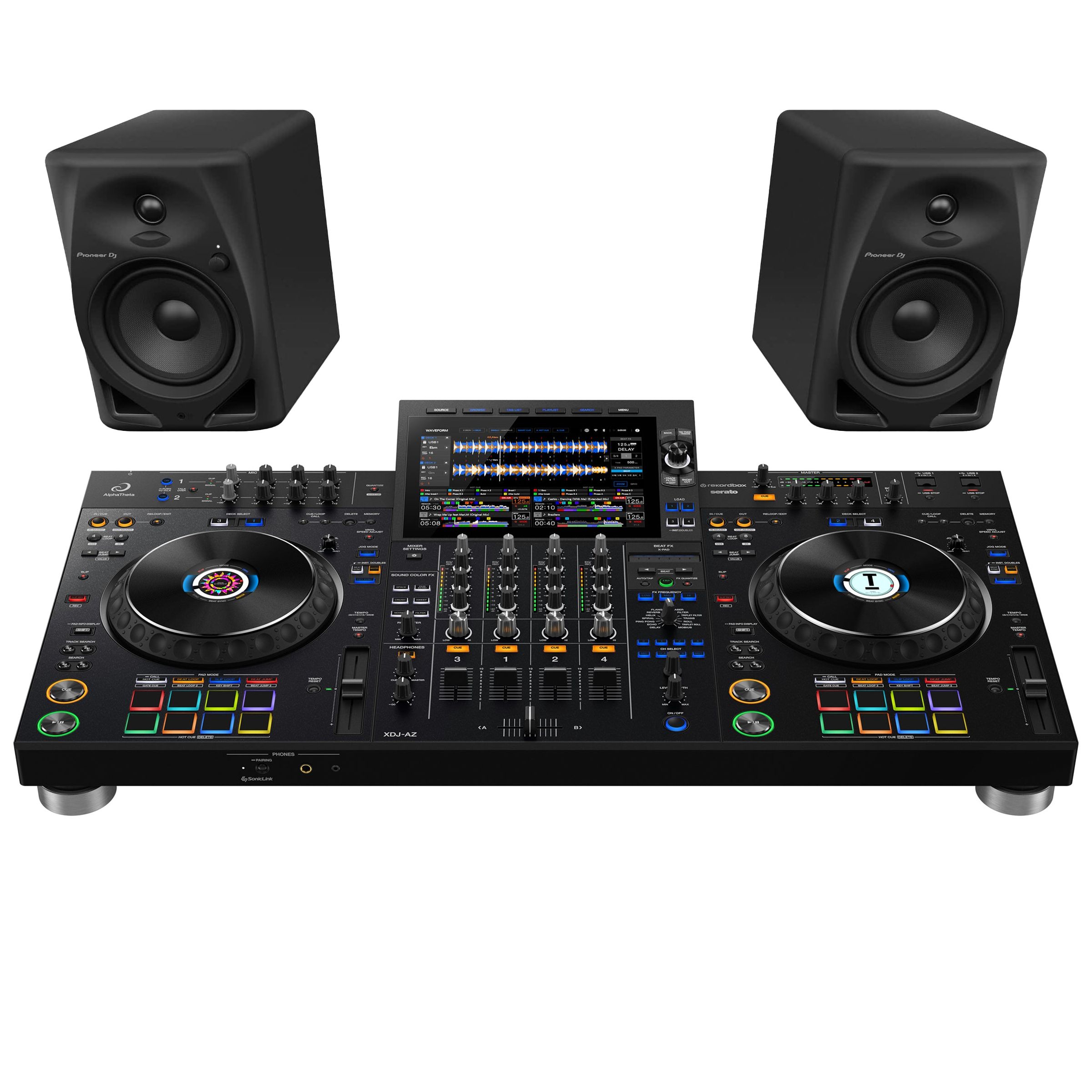 AlphaTheta XDJ-AZ + DM50D Bundle