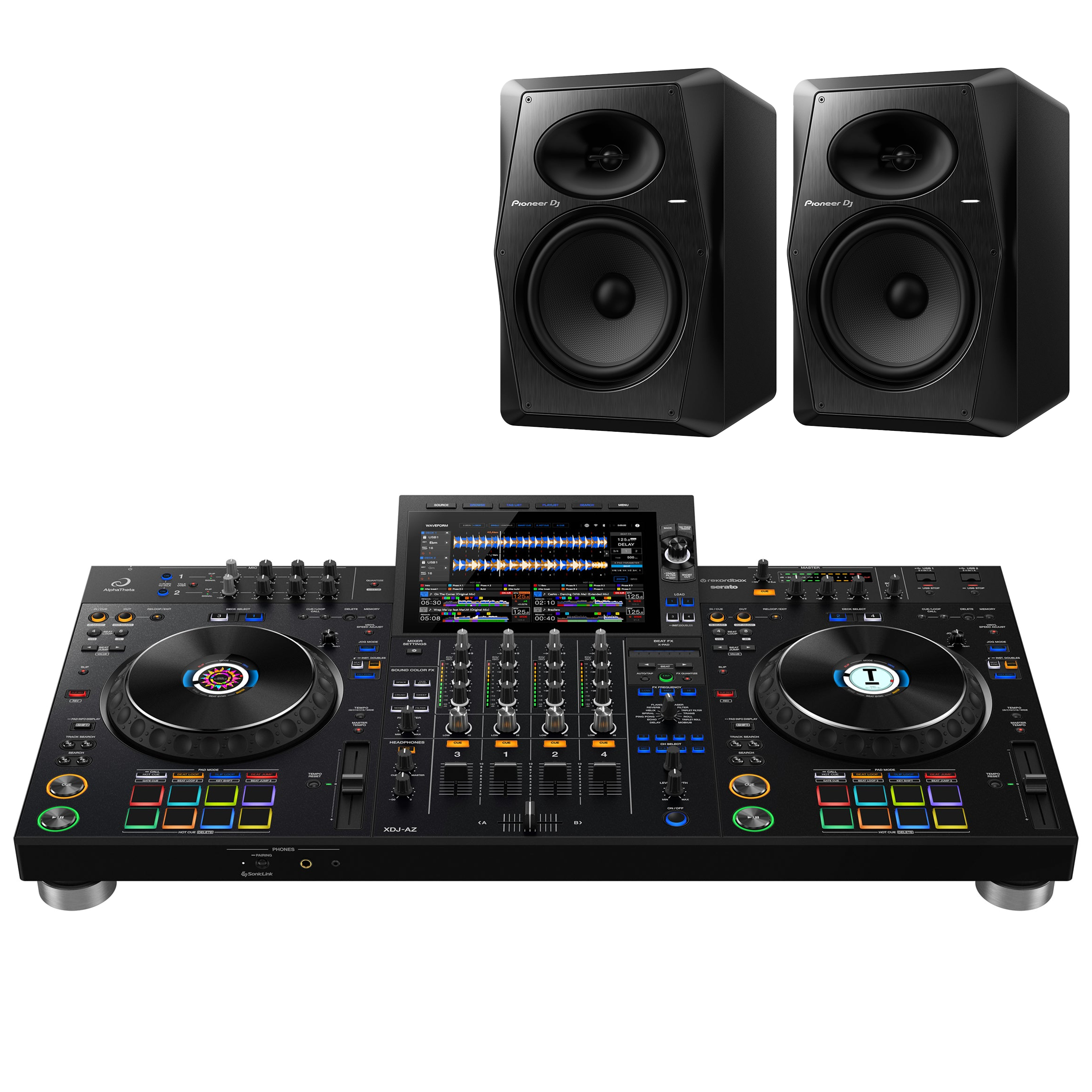 AlphaTheta XDJ-AZ + VM-80 Bundle