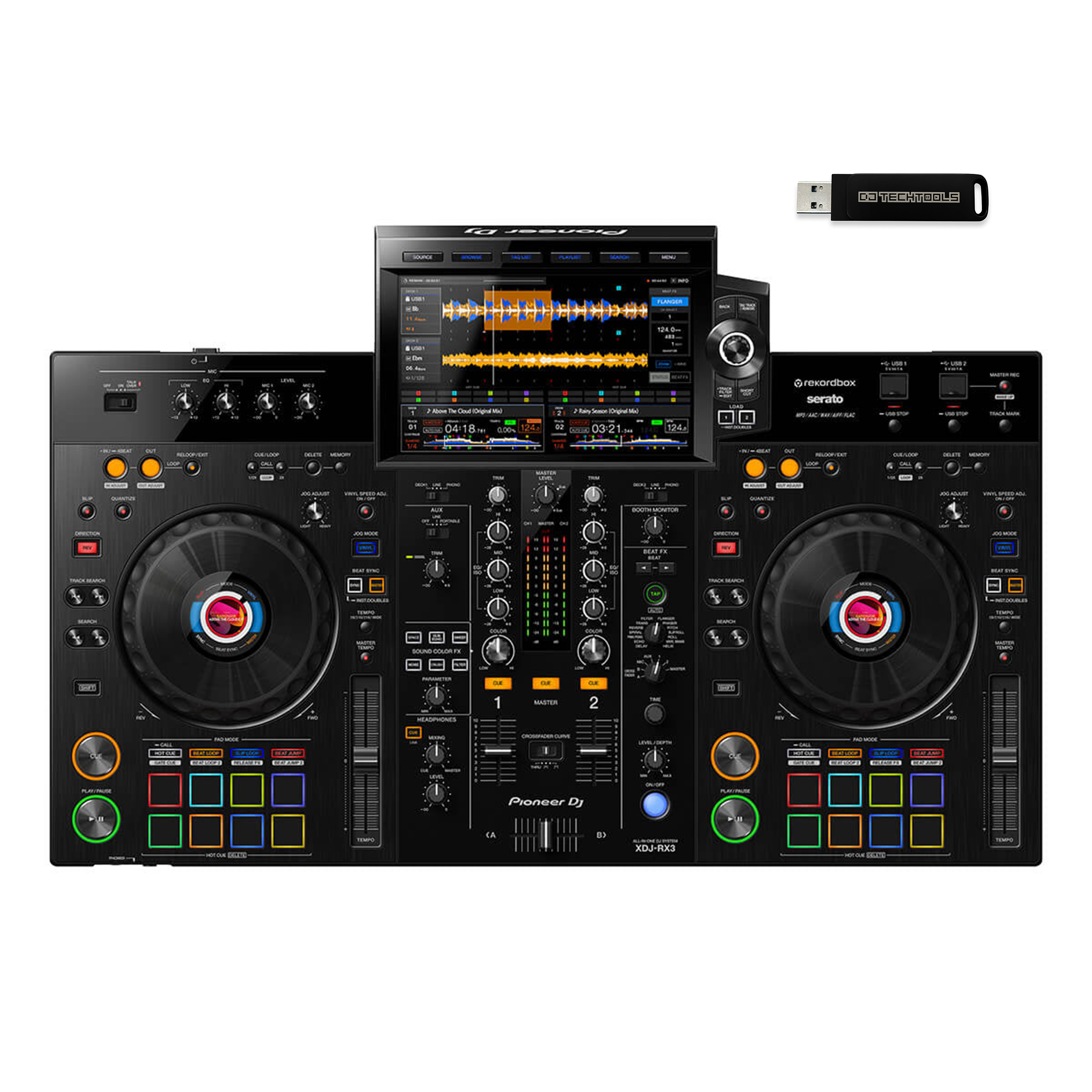 Pioneer DJ XDJ-RX3 + Chroma Drive USB 128GB (Black)