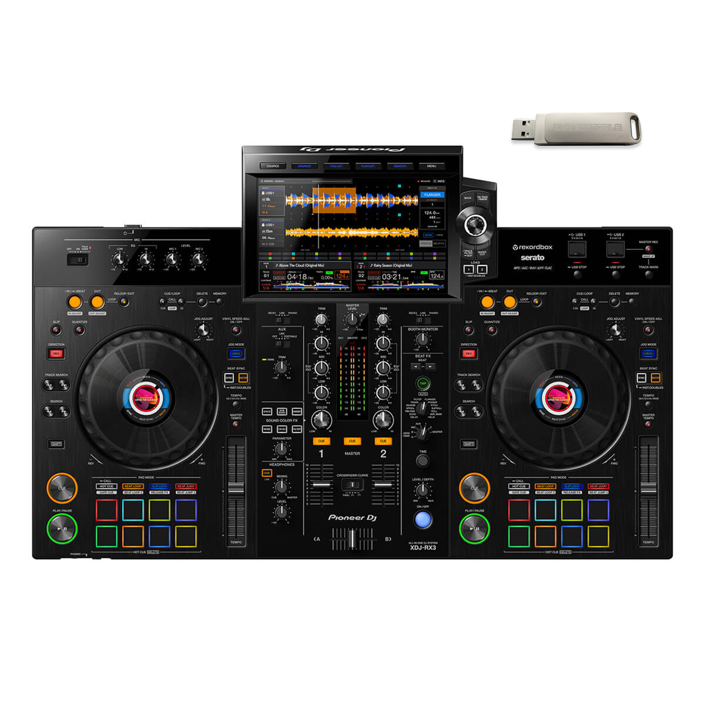 Pioneer DJ XDJ-RX3 + Chroma Drive USB 128GB (Silver)