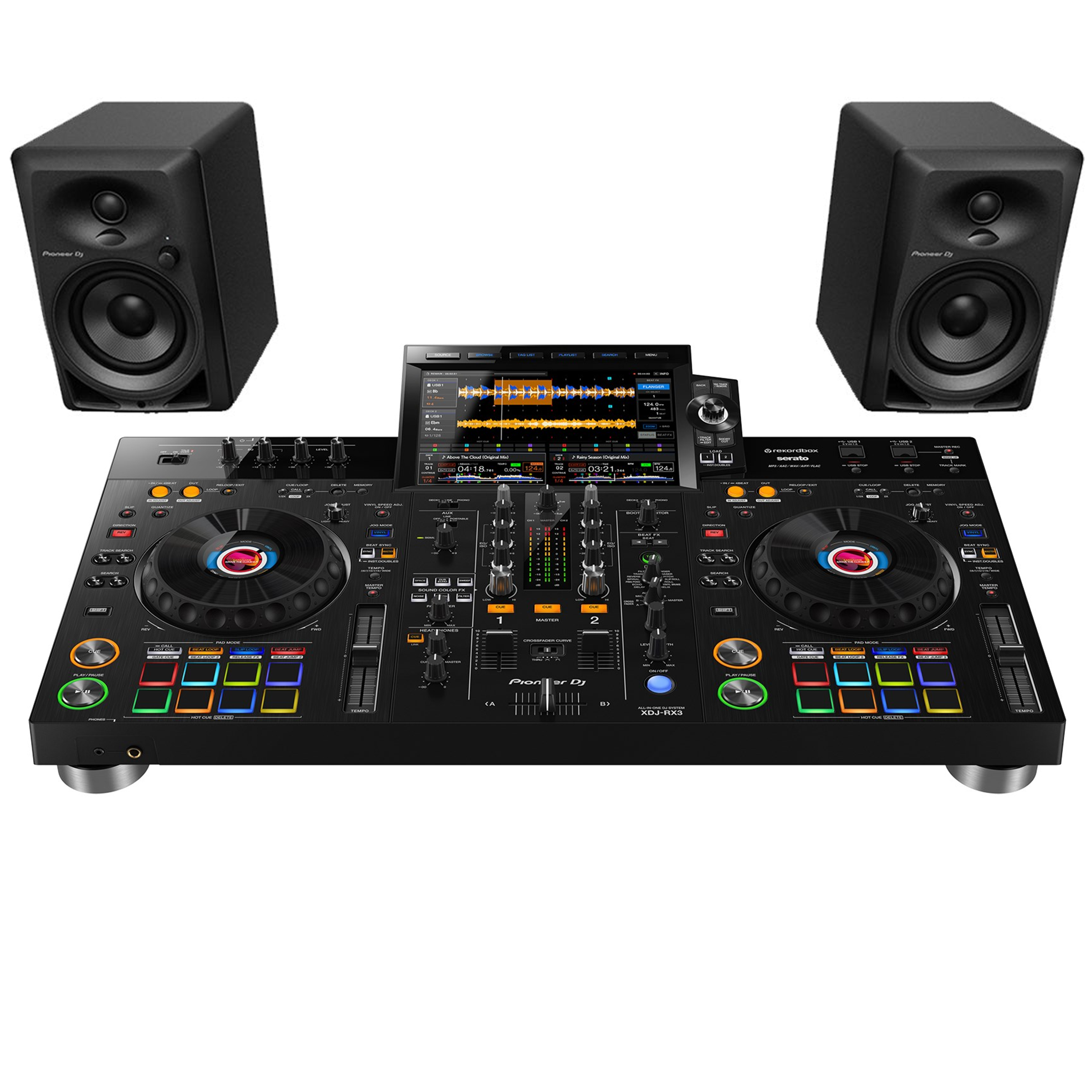 Pioneer DJ XDJ-RX3 + DM40D Bundle