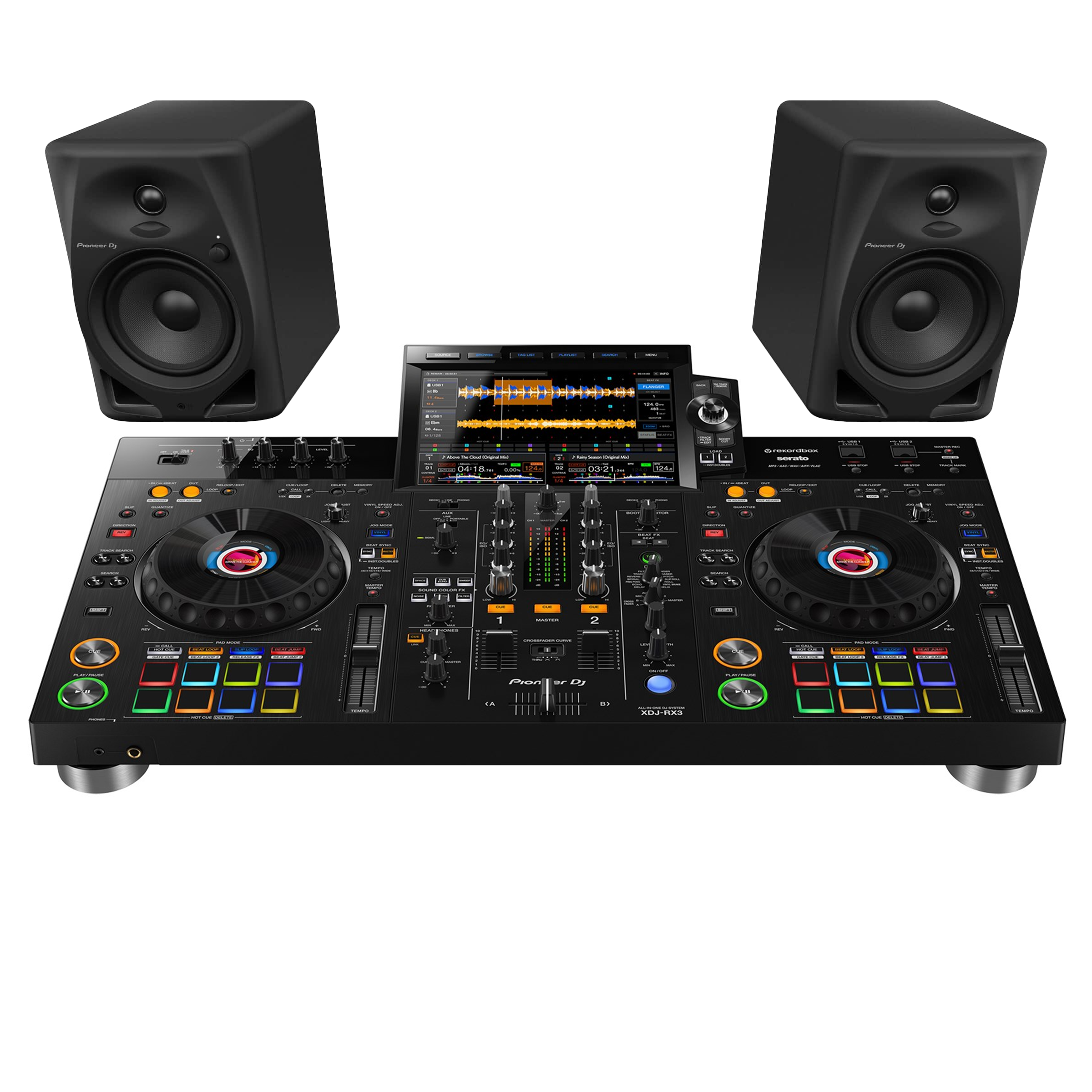 Pioneer DJ XDJ-RX3 + DM50D Bundle