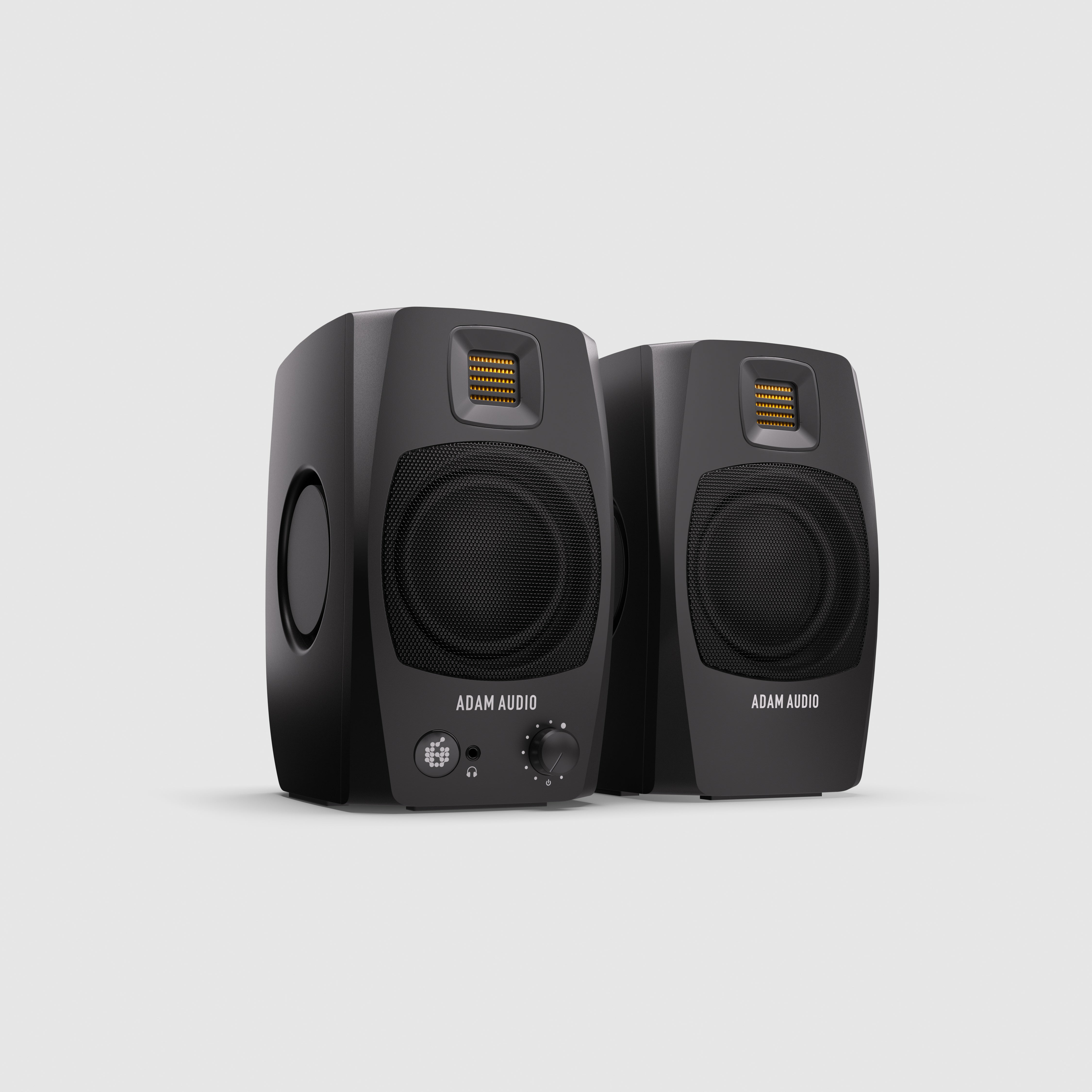 Adam Audio D3V Desktop Studio Monitors - Black