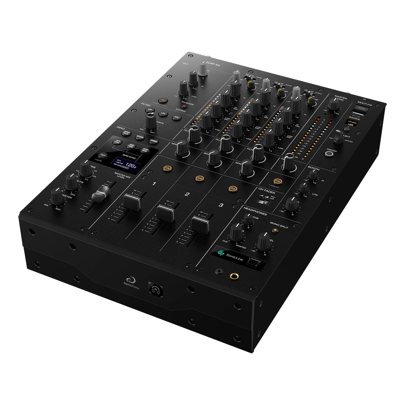 AlphaTheta DJM-V5 DJ Mixer - Black