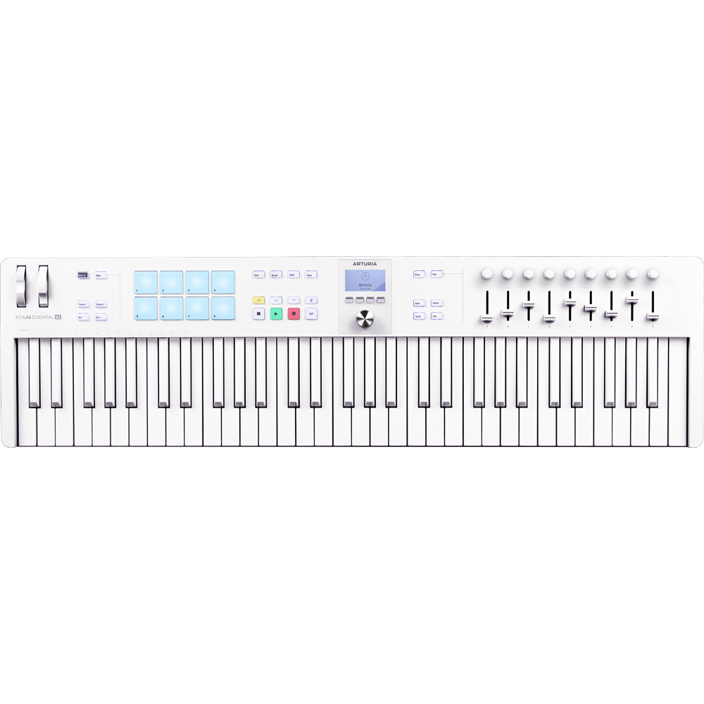 Arturia Keylab Essential 61 MK3 Alpine White Limited Edition