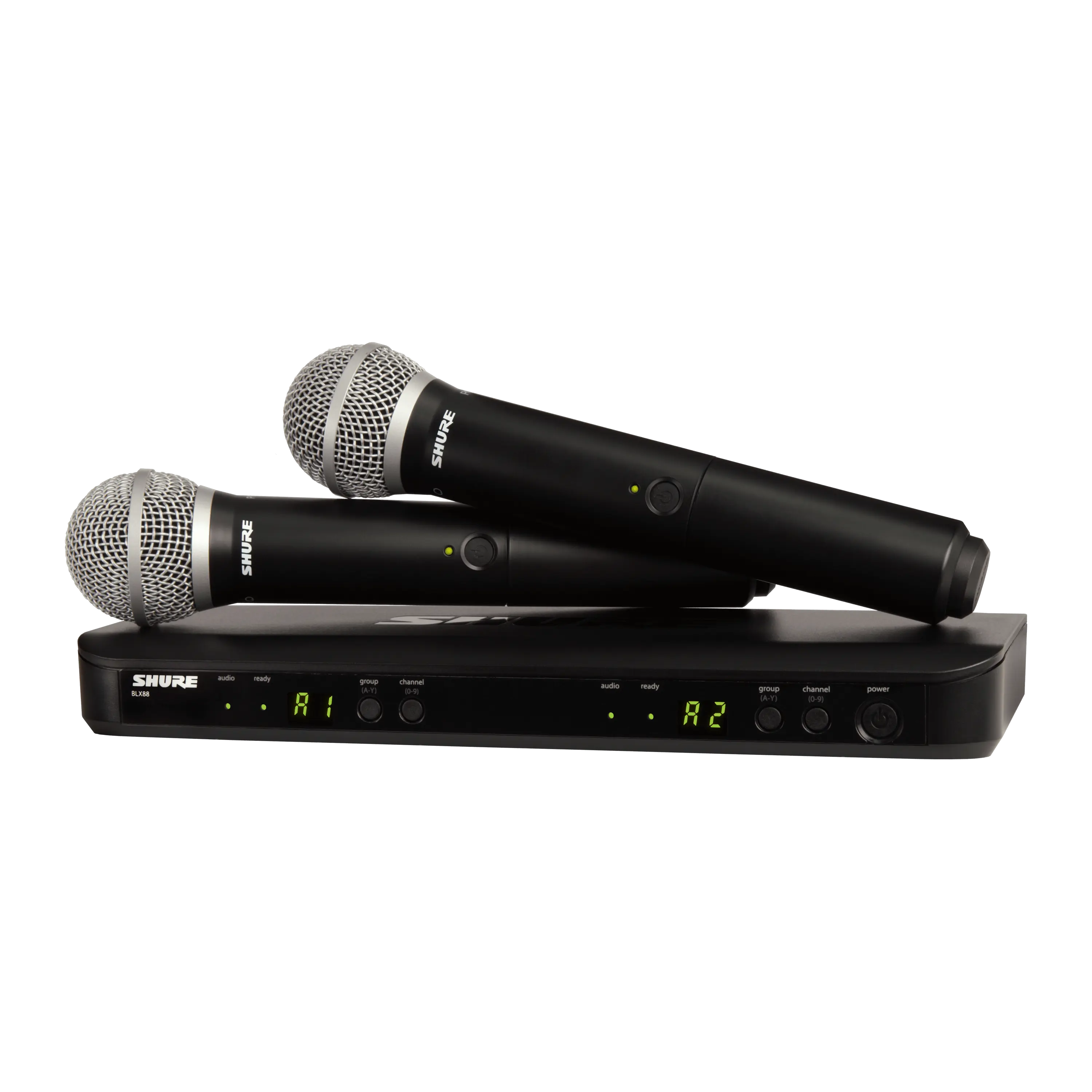 Shure BLX288/PG58 Dual Handheld Wireless Microphone System
