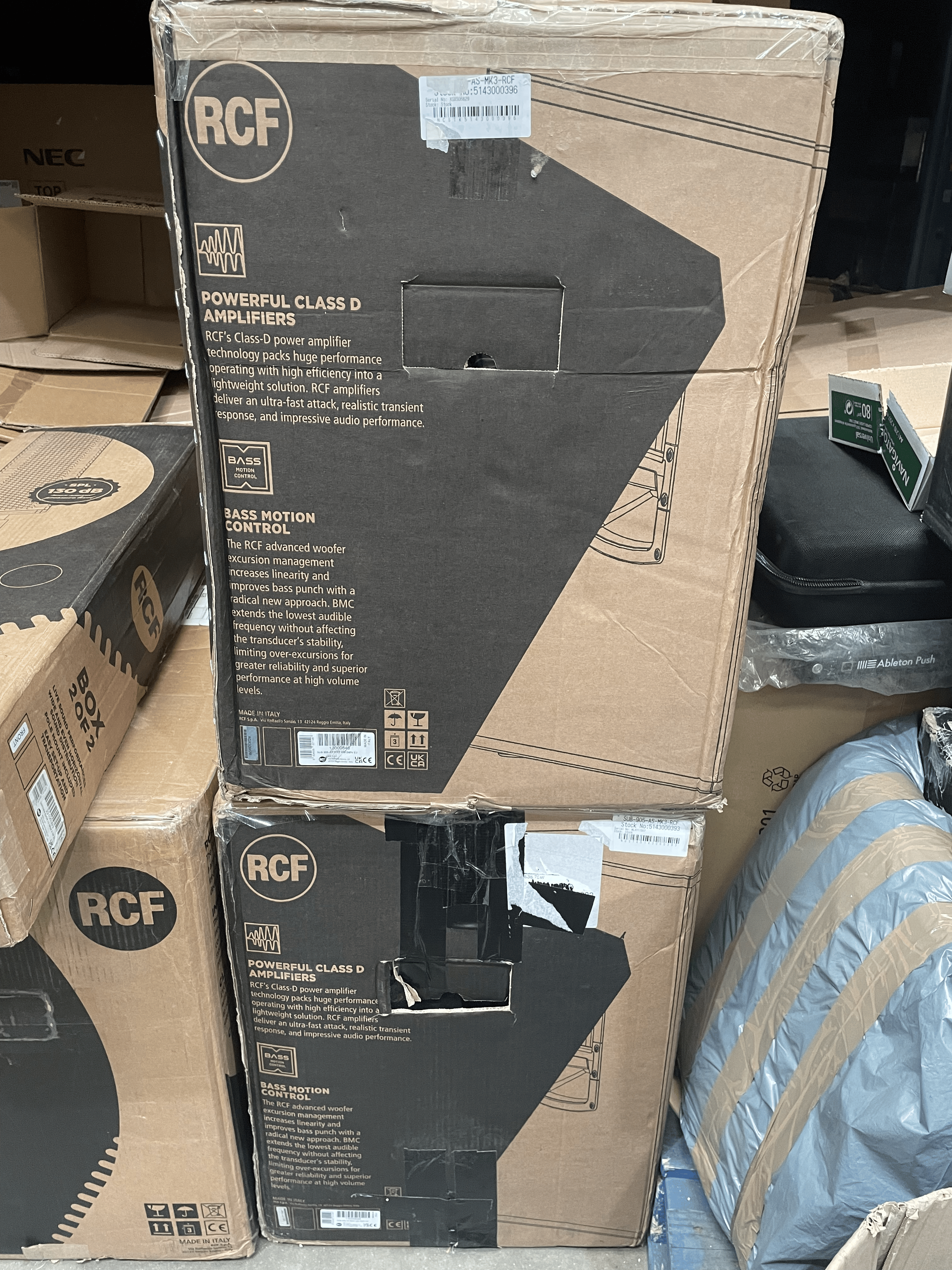 RCF SUB 905-AS MK3 15" Active Subwoofer Pair (Open Box, B Grade)