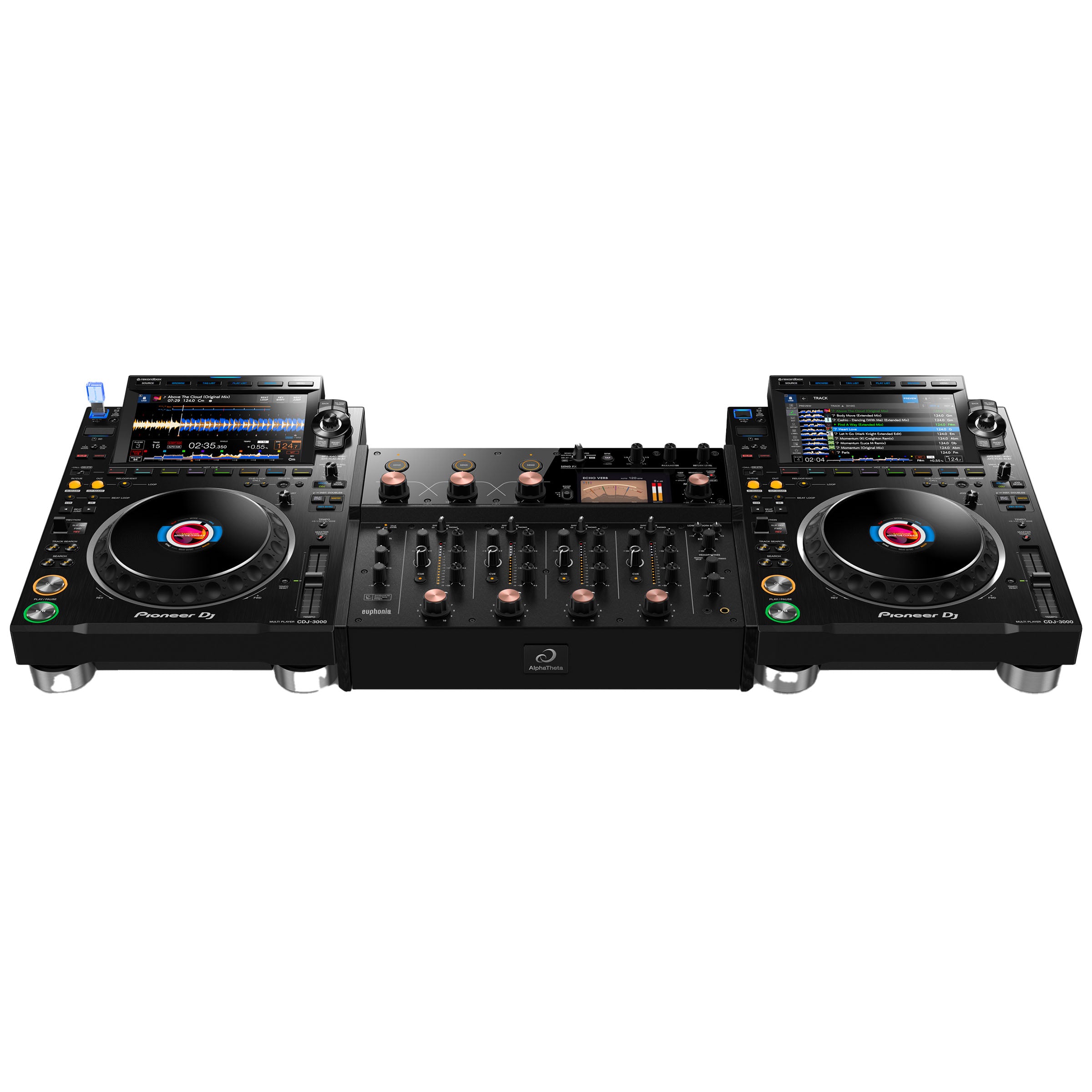 Pioneer DJ 2 x CDJ-3000 + Euphonia Bundle