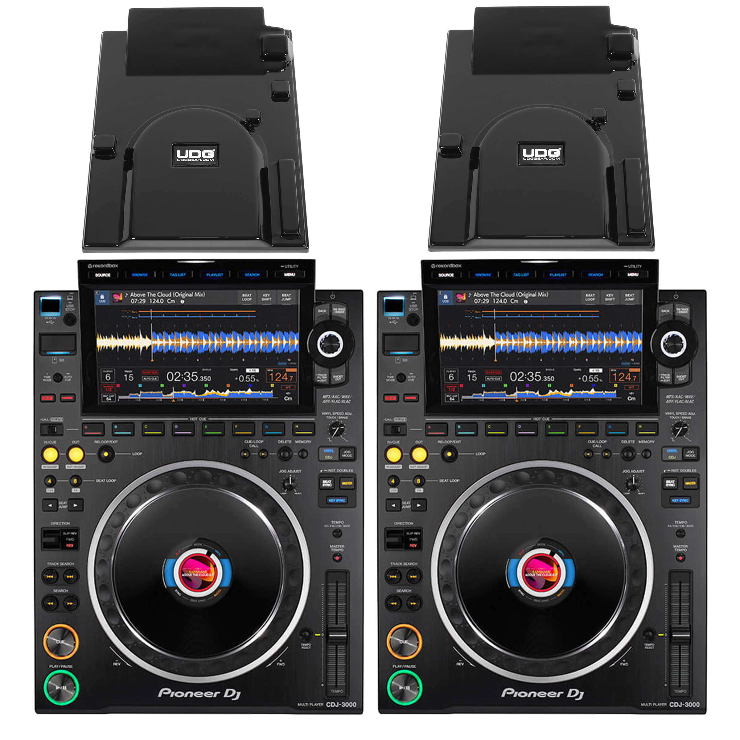 Pioneer DJ CDJ-3000 Pair + UDG Ultimate Equipment Covers