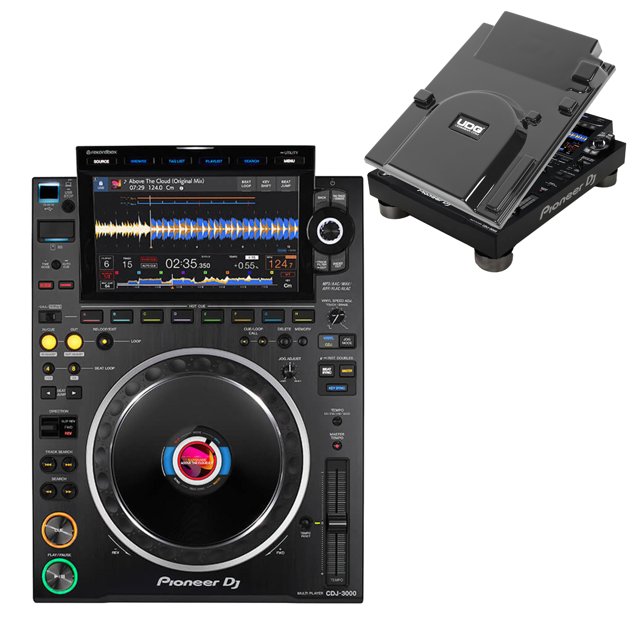 Pioneer DJ CDJ-3000 + UDG Ultimate Equipment Cover