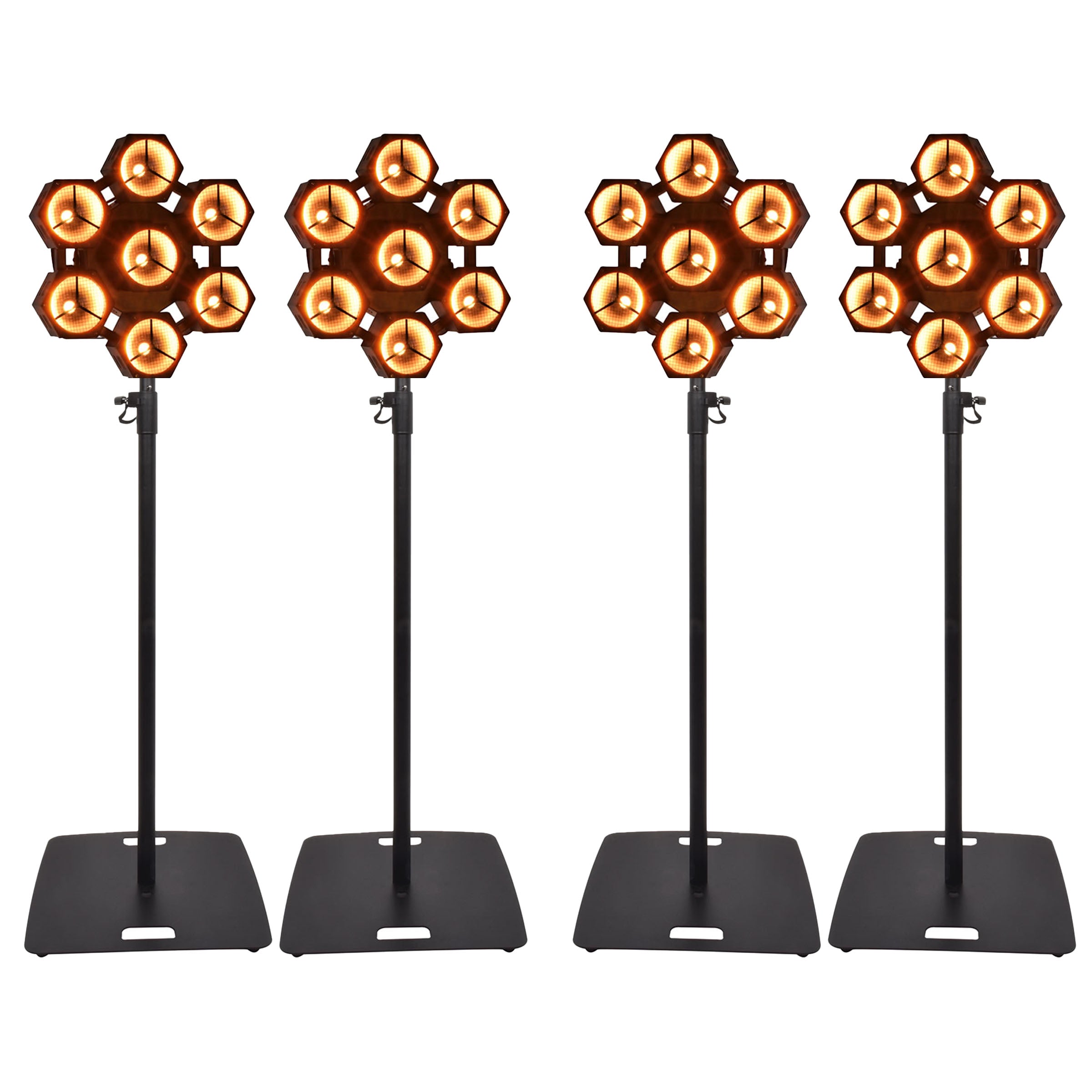 Citronic CosmoPAR x4 + QTX Stands Bundle