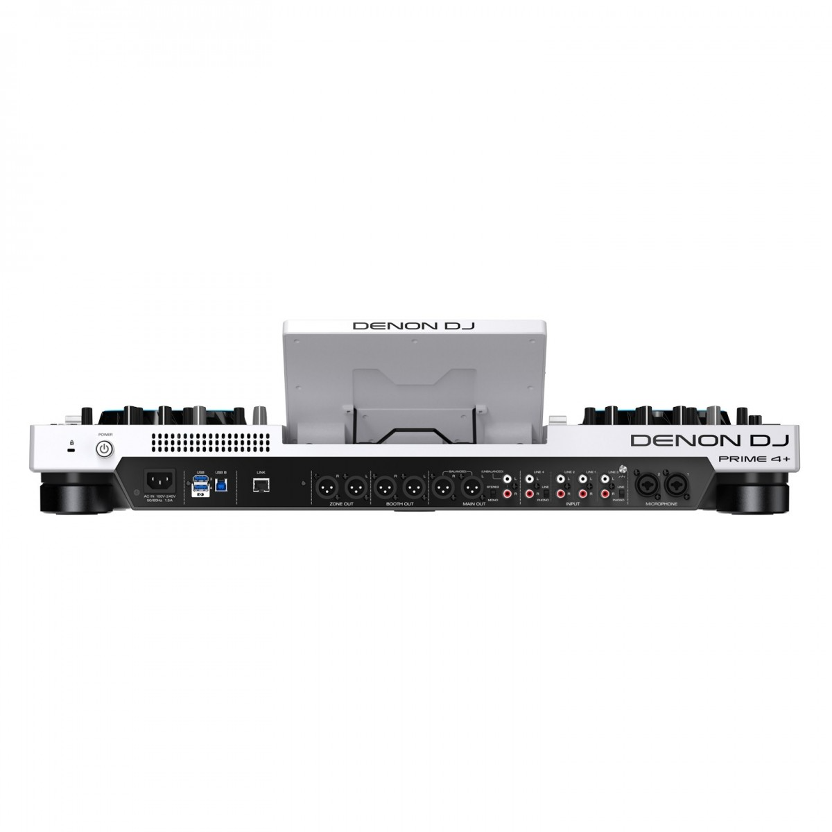 Denon DJ PRIME 4+ White & Decksaver Bundle