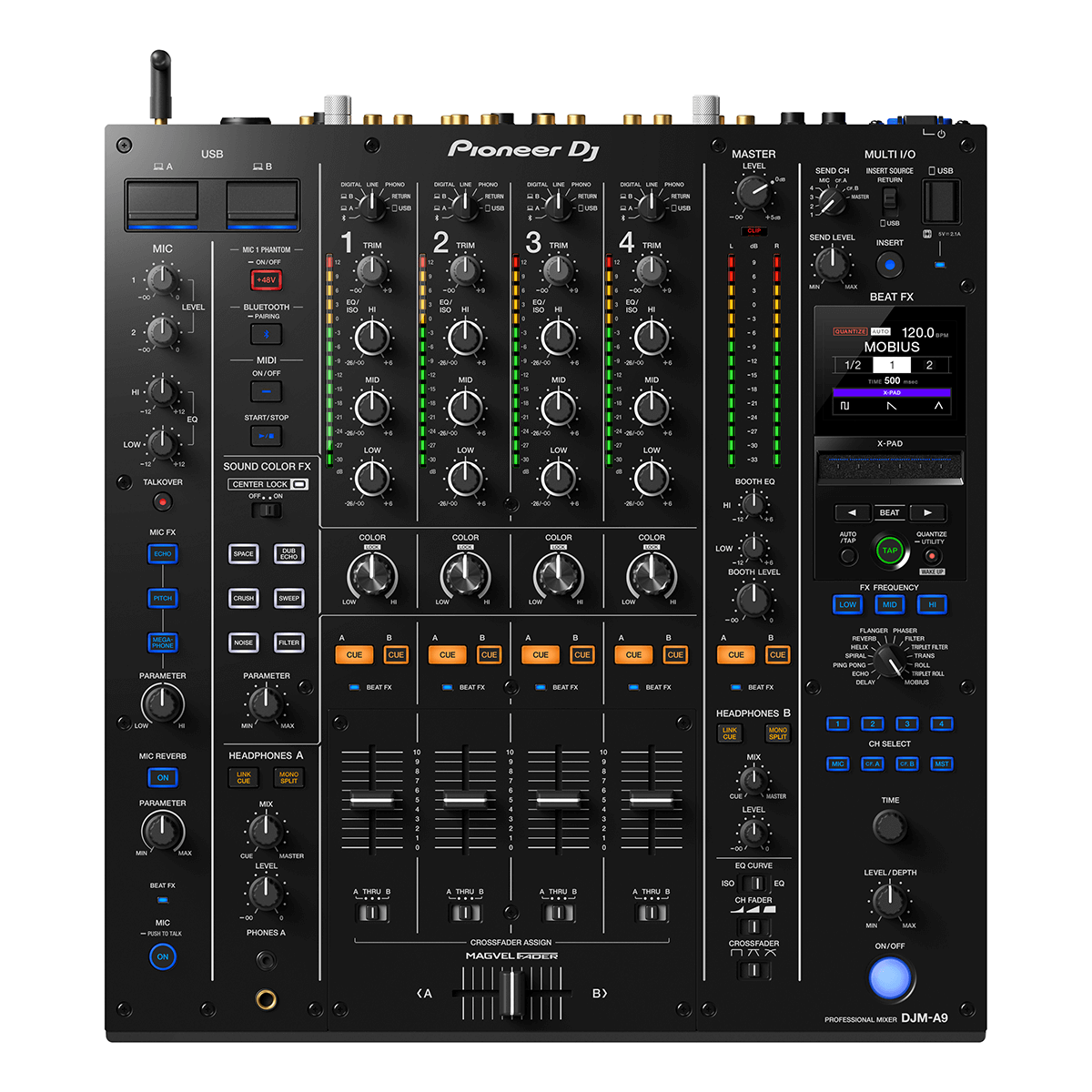 Pioneer DJ DJM-A9 + Decksaver Bundle