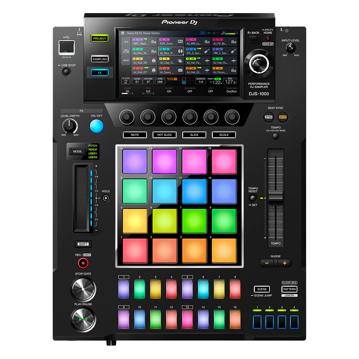 Pioneer DJ 3 x CDJ-3000 + DJS-1000 + DJM-V10 Bundle