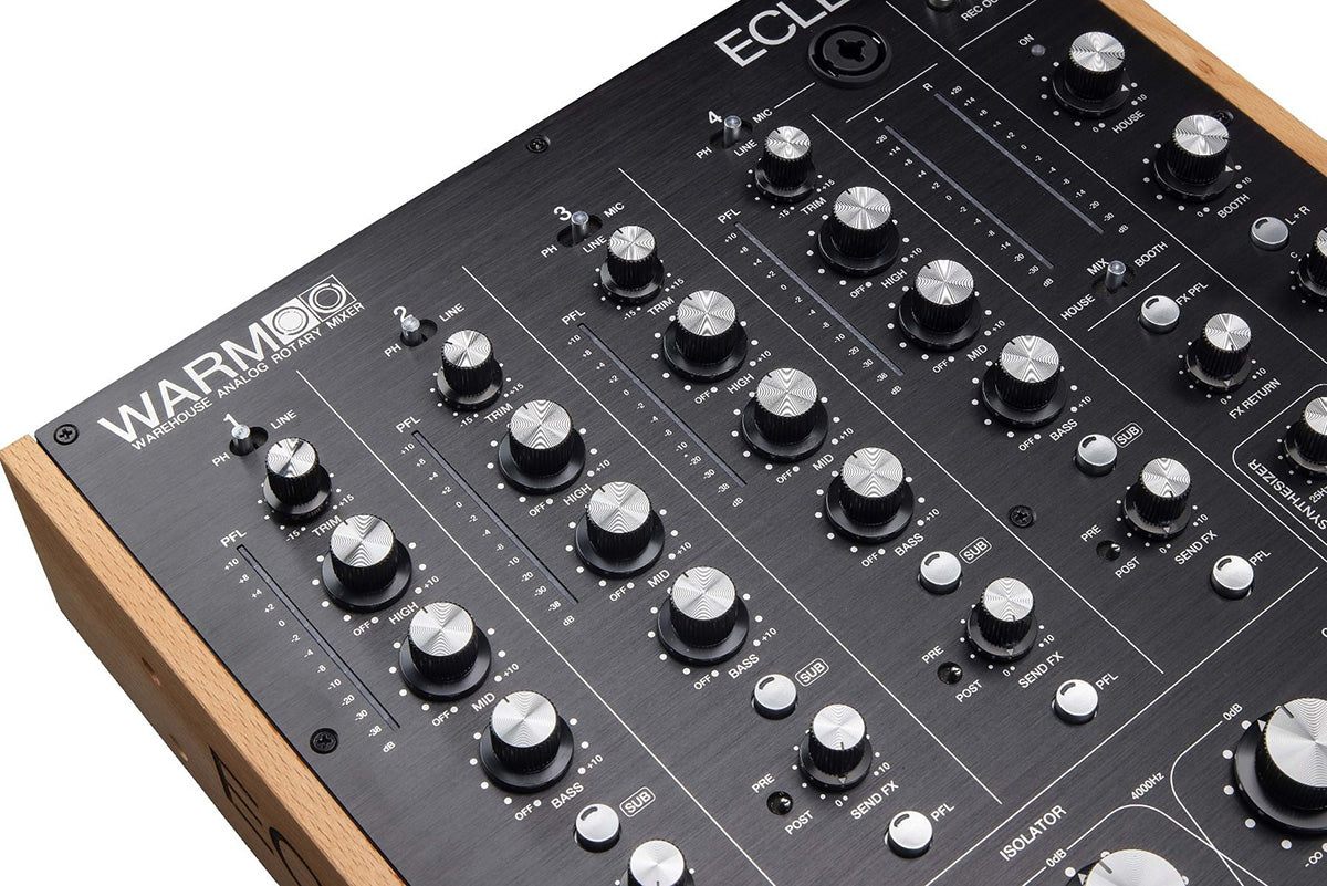 Ecler WARM4 4-channel Analogue Rotary DJ Mixer