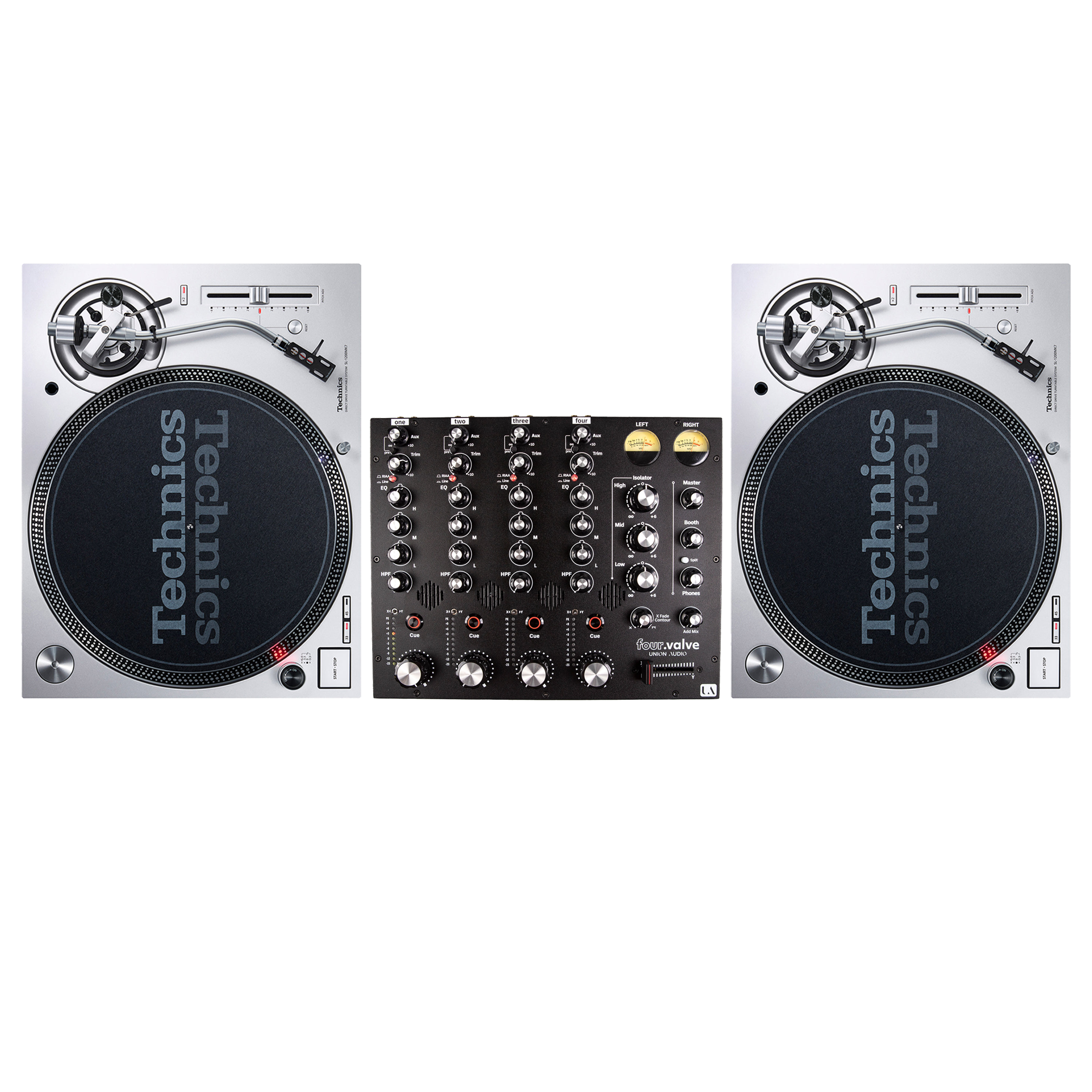 Technics SL1200 MK7 + Union Audio Four-Valve Bundle