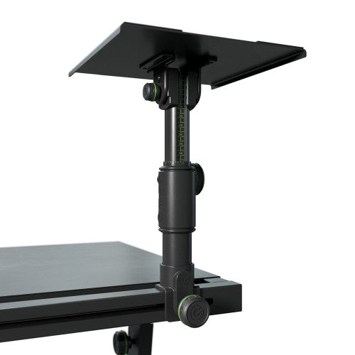 Gravity FDJT01 Dj-Desk With Flexible Loudspeaker And Laptop Tray - Black