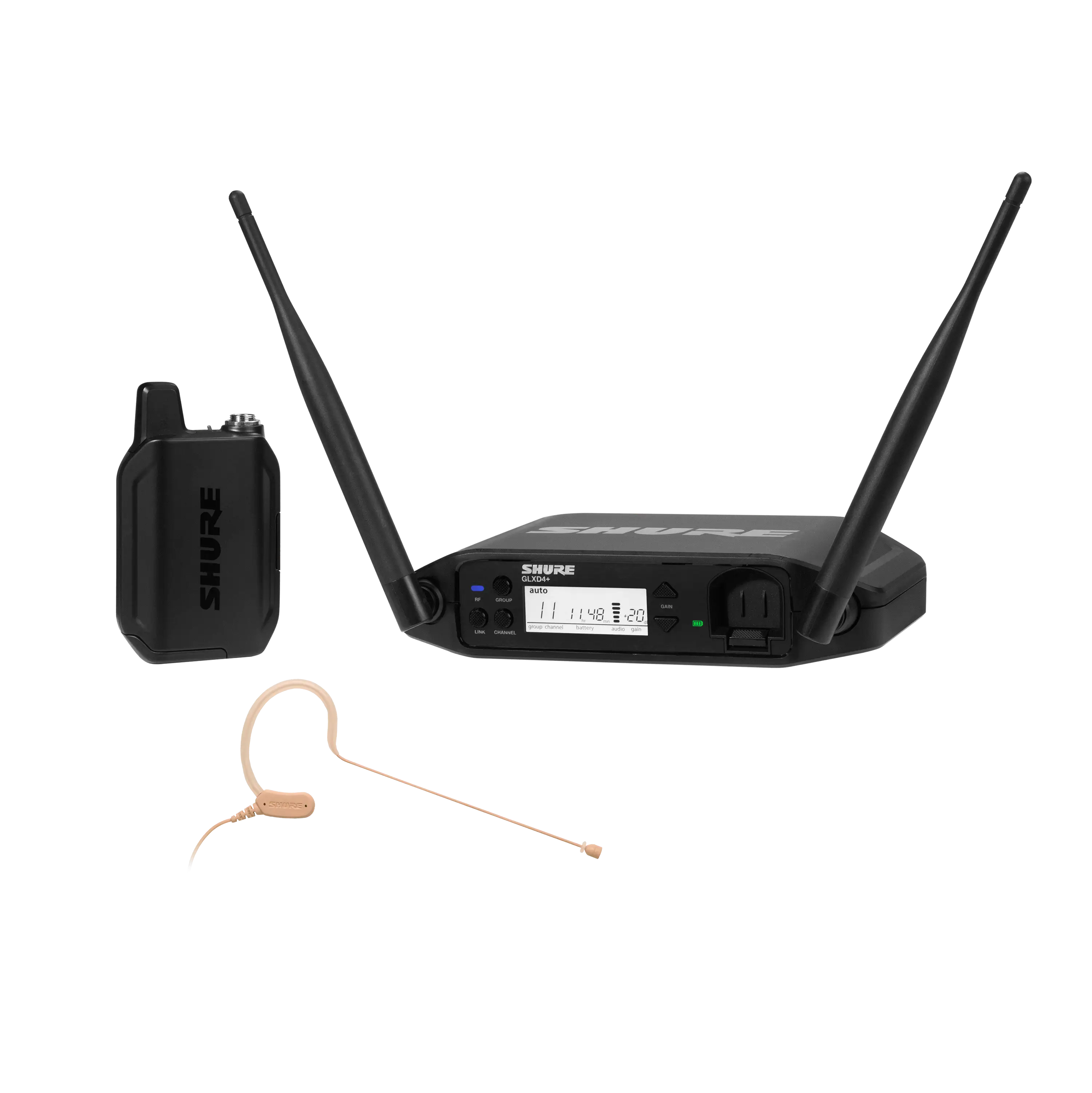 Shure GLXD14+UK/MX53 GLX-D+ Digital Wireless Headset System