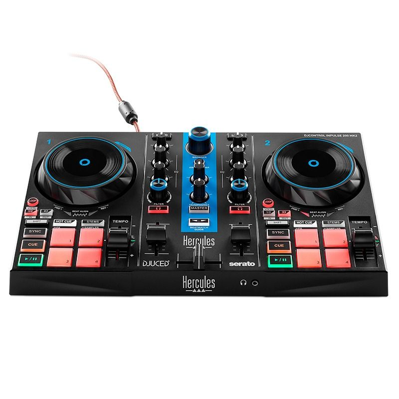Hercules Inpulse 200 MK2 Blue Edition + 4 Hour DJ Lesson