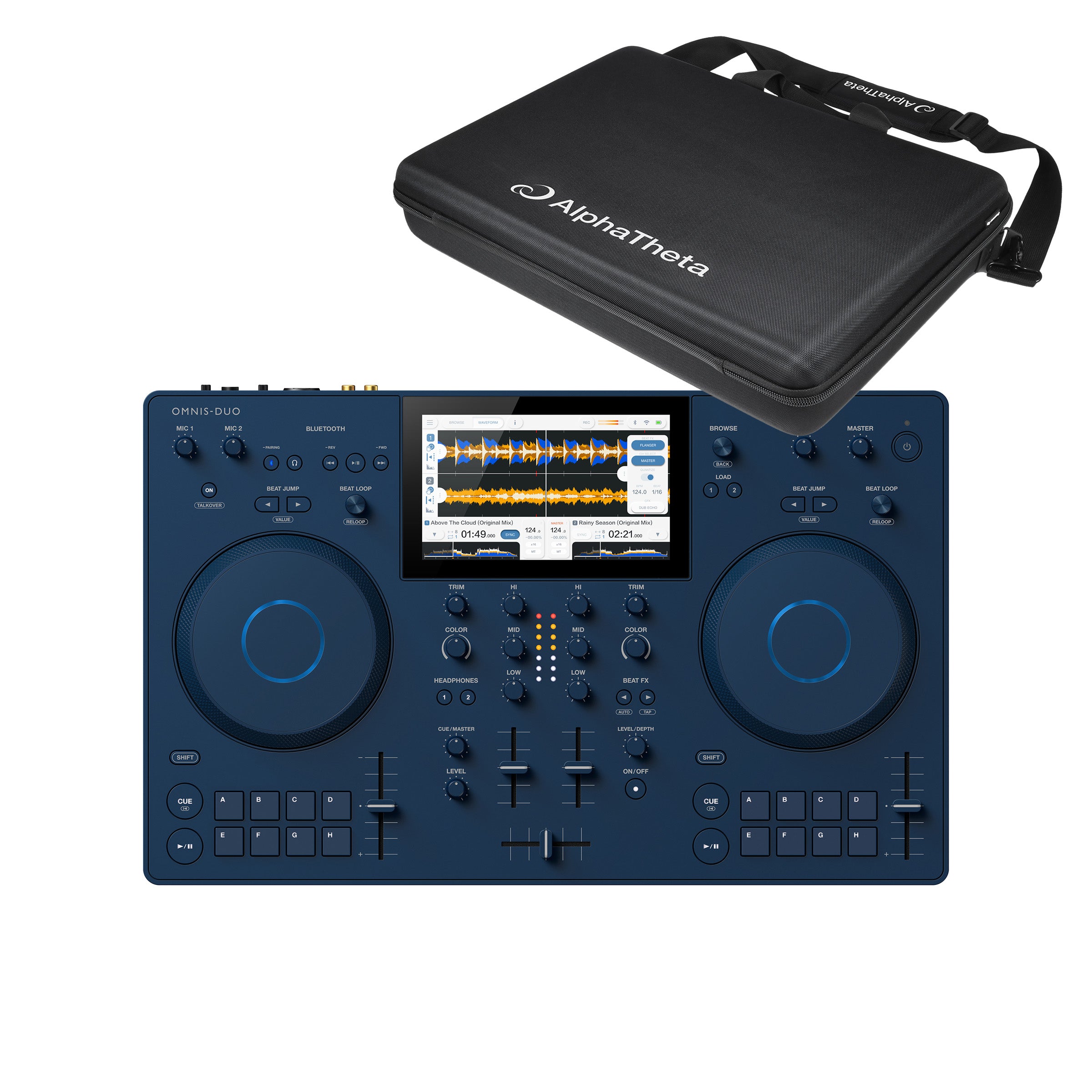 AlphaTheta OMNIS-DUO + DJC-OMNISDUO BAG Bundle