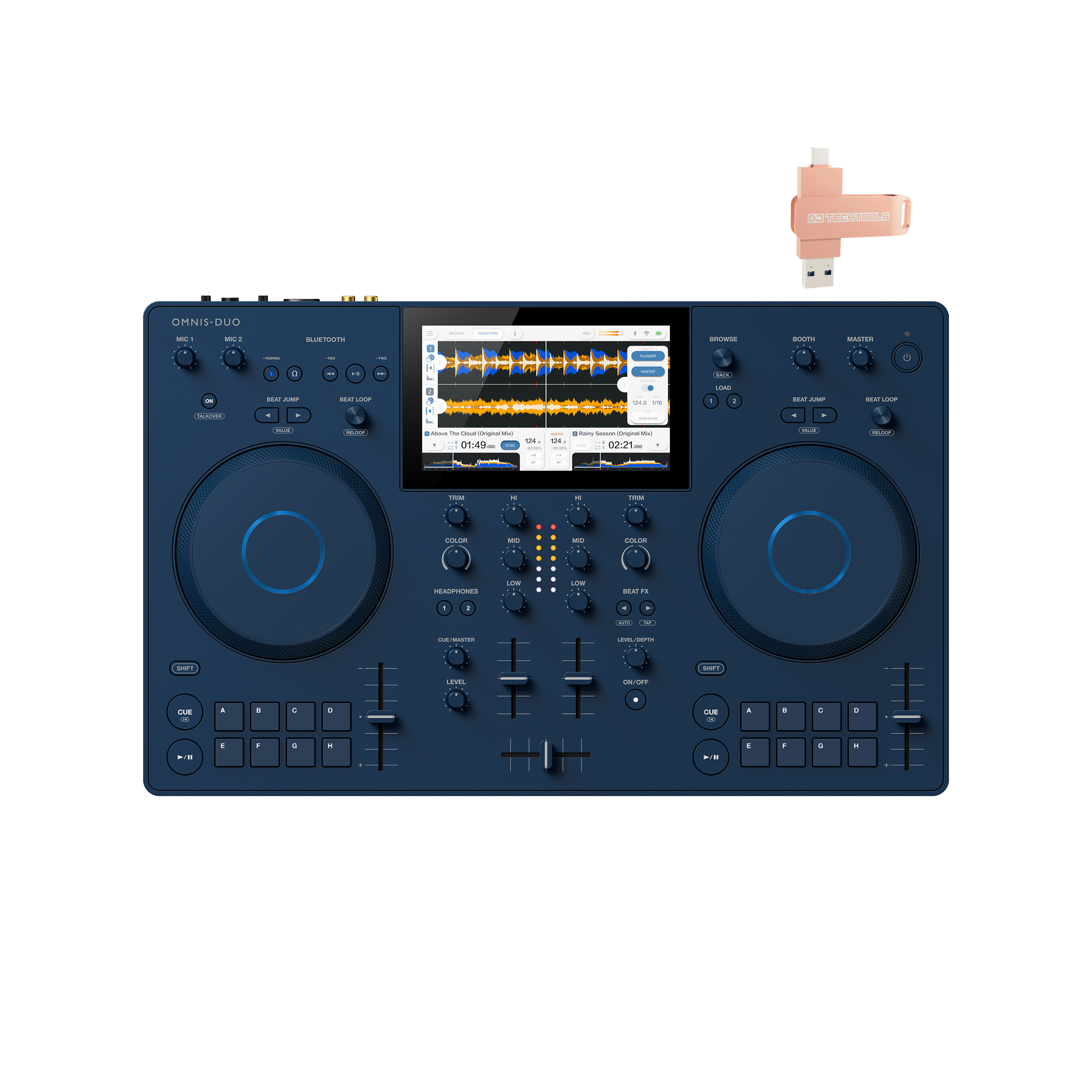 AlphaTheta OMNIS-DUO + Chroma Drive 128GB USB (Rose Gold)