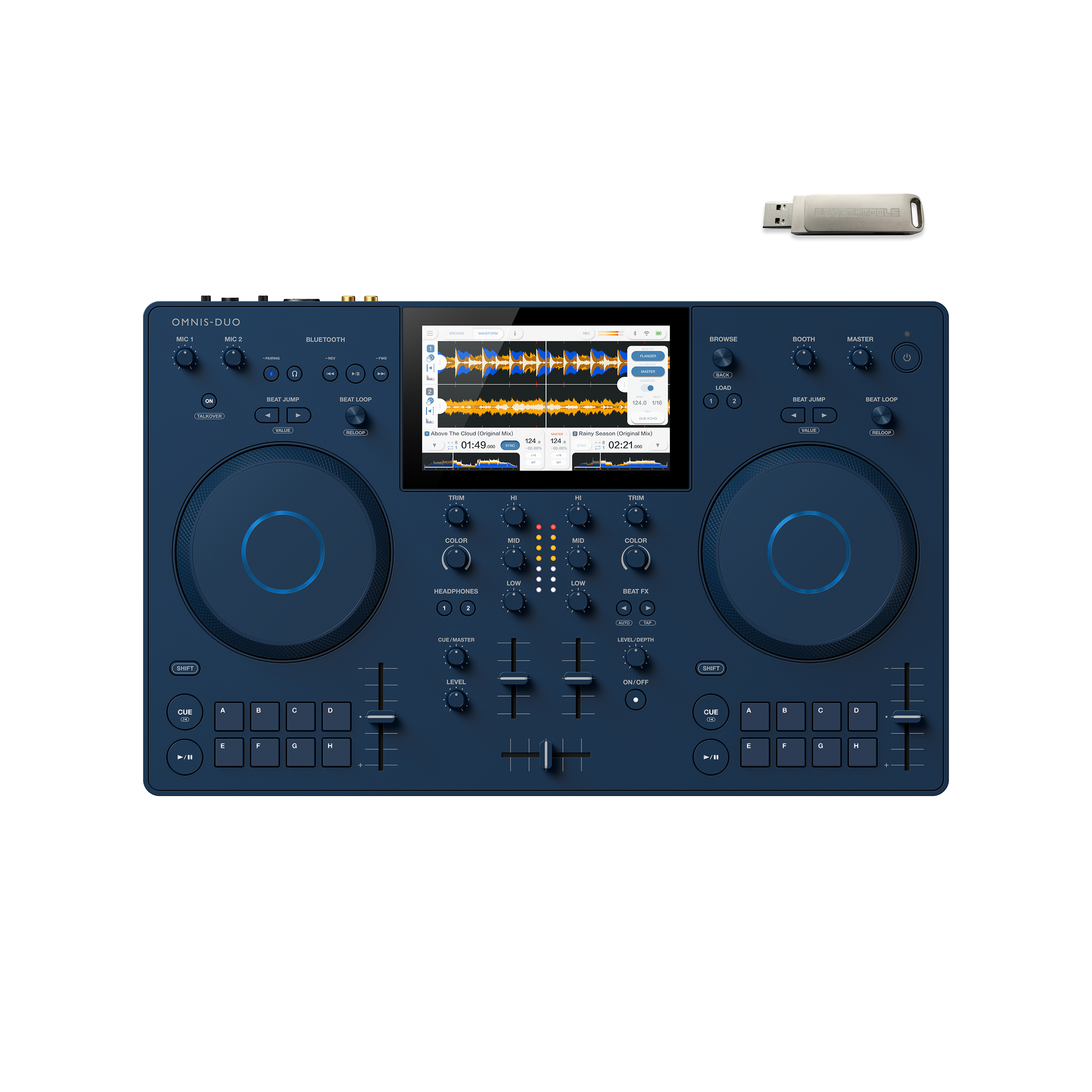 AlphaTheta OMNIS-DUO + Chroma Drive 128GB USB (Silver)