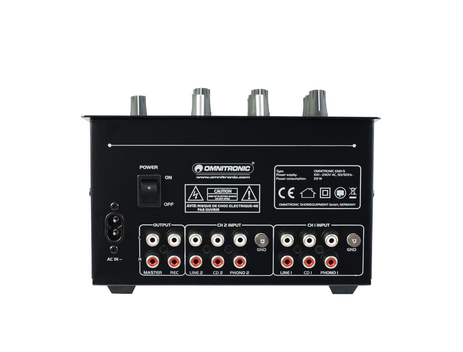 Omnitronic PM-222 2-channel DJ Mixer
