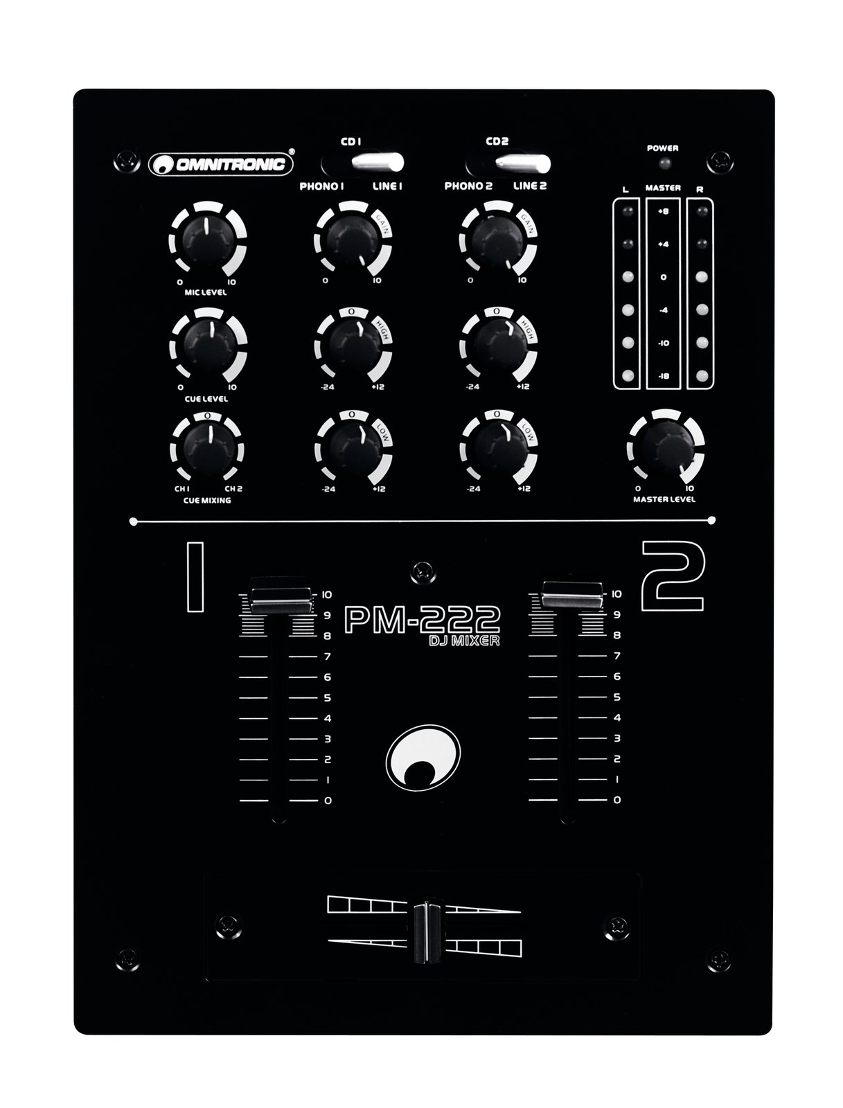 Omnitronic PM-222 2-channel DJ Mixer