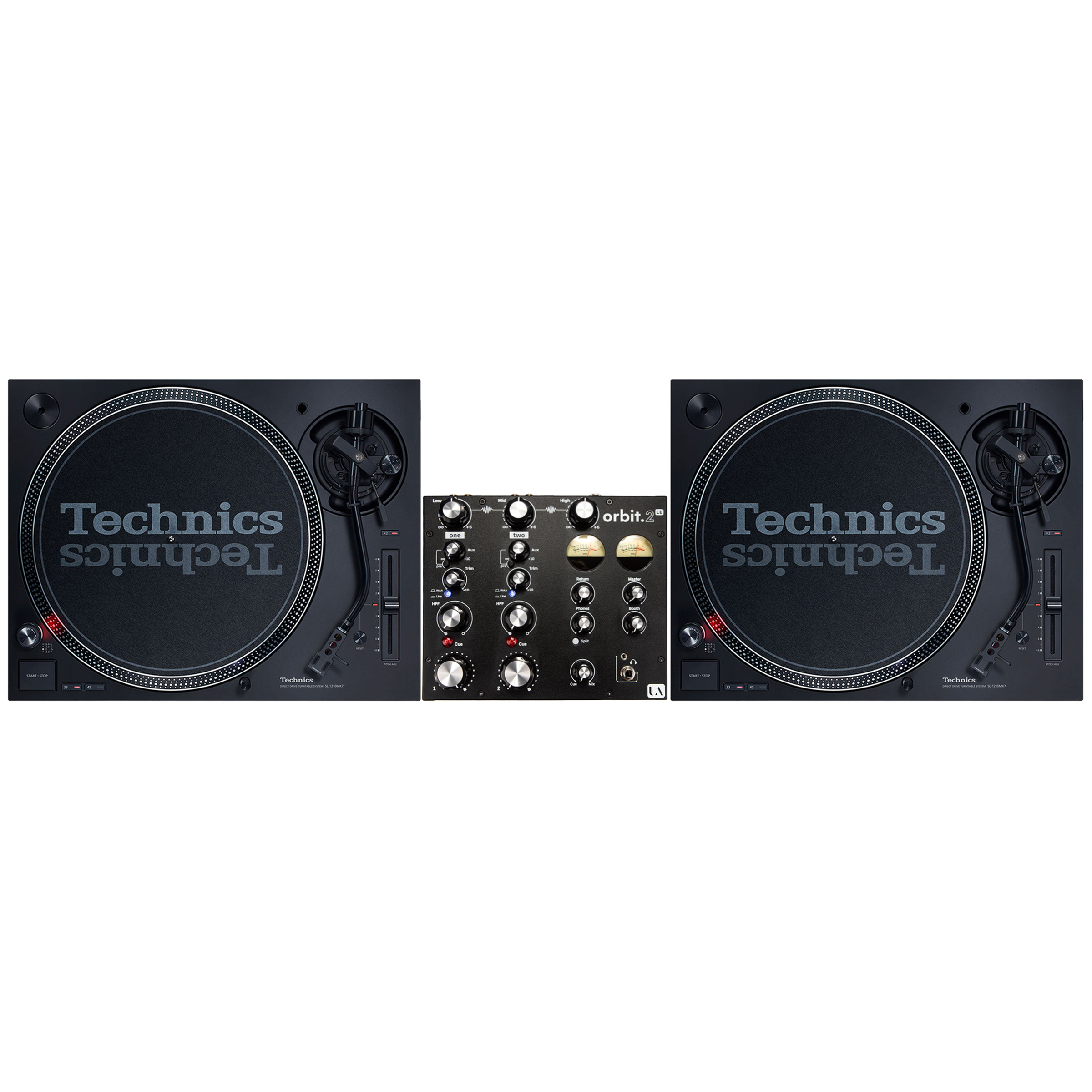Technics SL1210 MK7 + Union Audio Orbit.2 LE Bundle