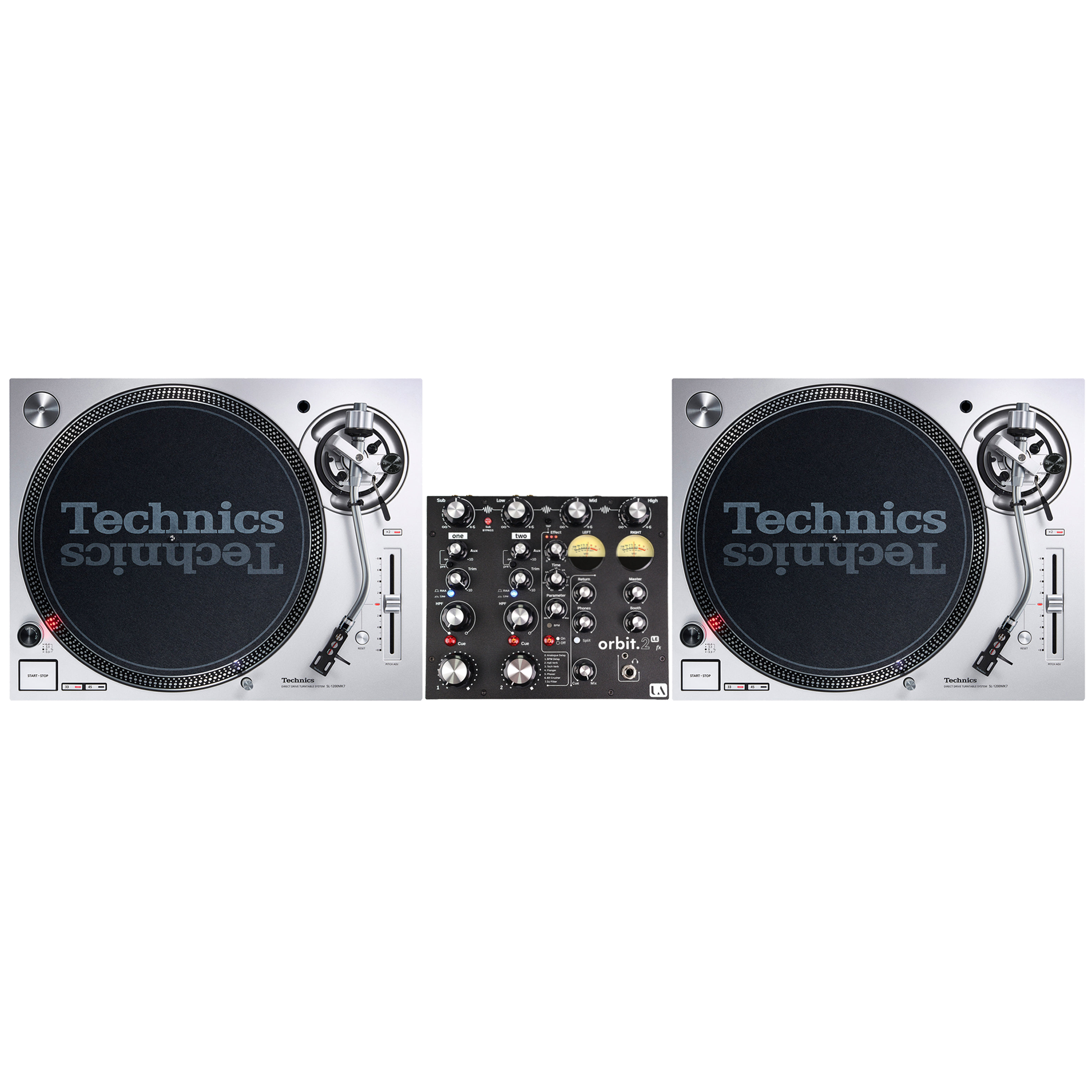 Technics SL1200 MK7 + Union Audio Orbit.2 LE FX Bundle