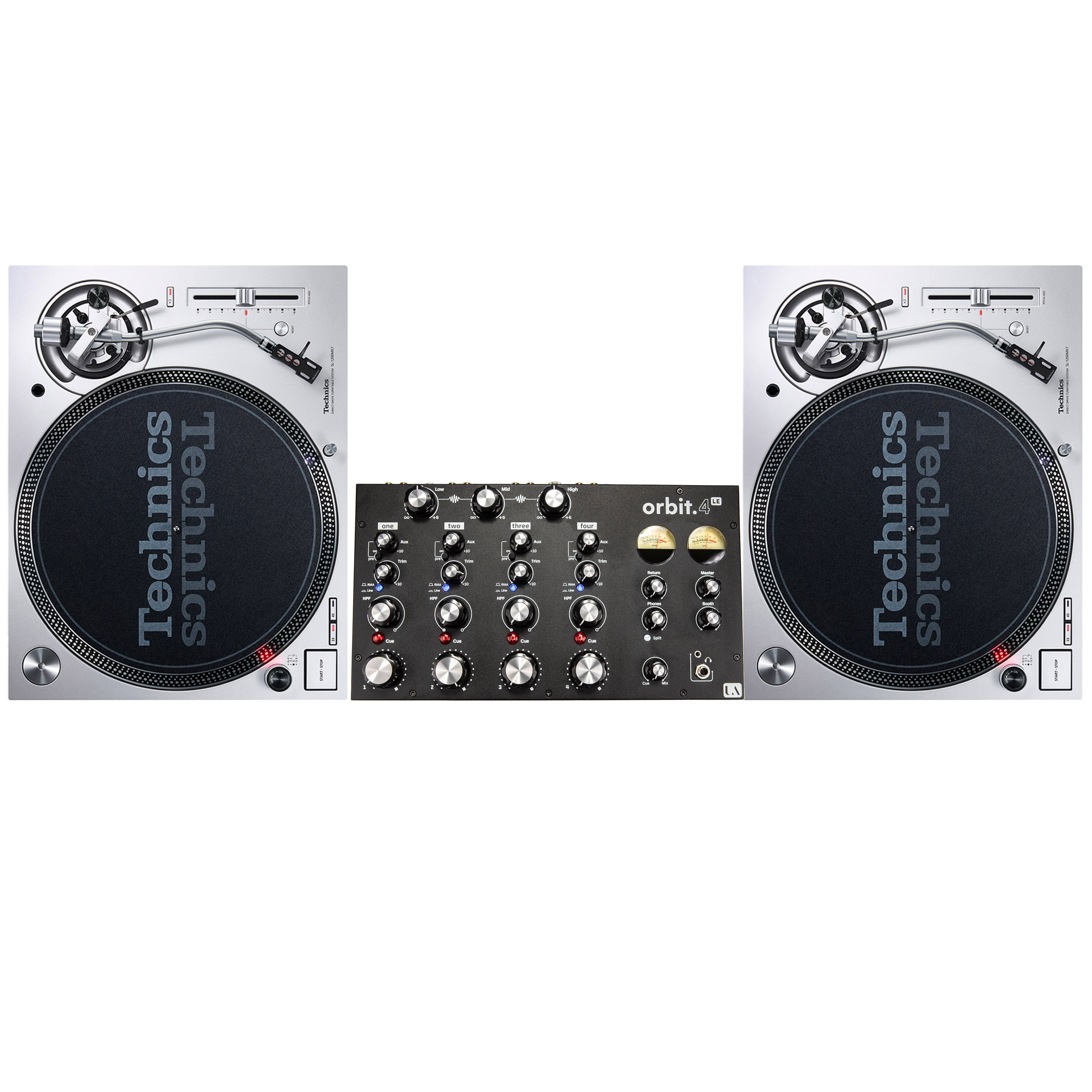 Technics SL1200 MK7 + Union Audio Orbit.4 LE Bundle