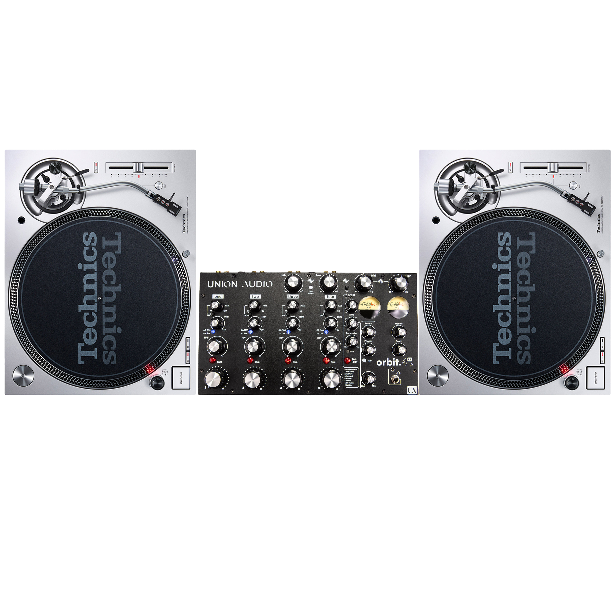 Technics SL1200 MK7 + Union Audio Orbit.4 LE FX Bundle