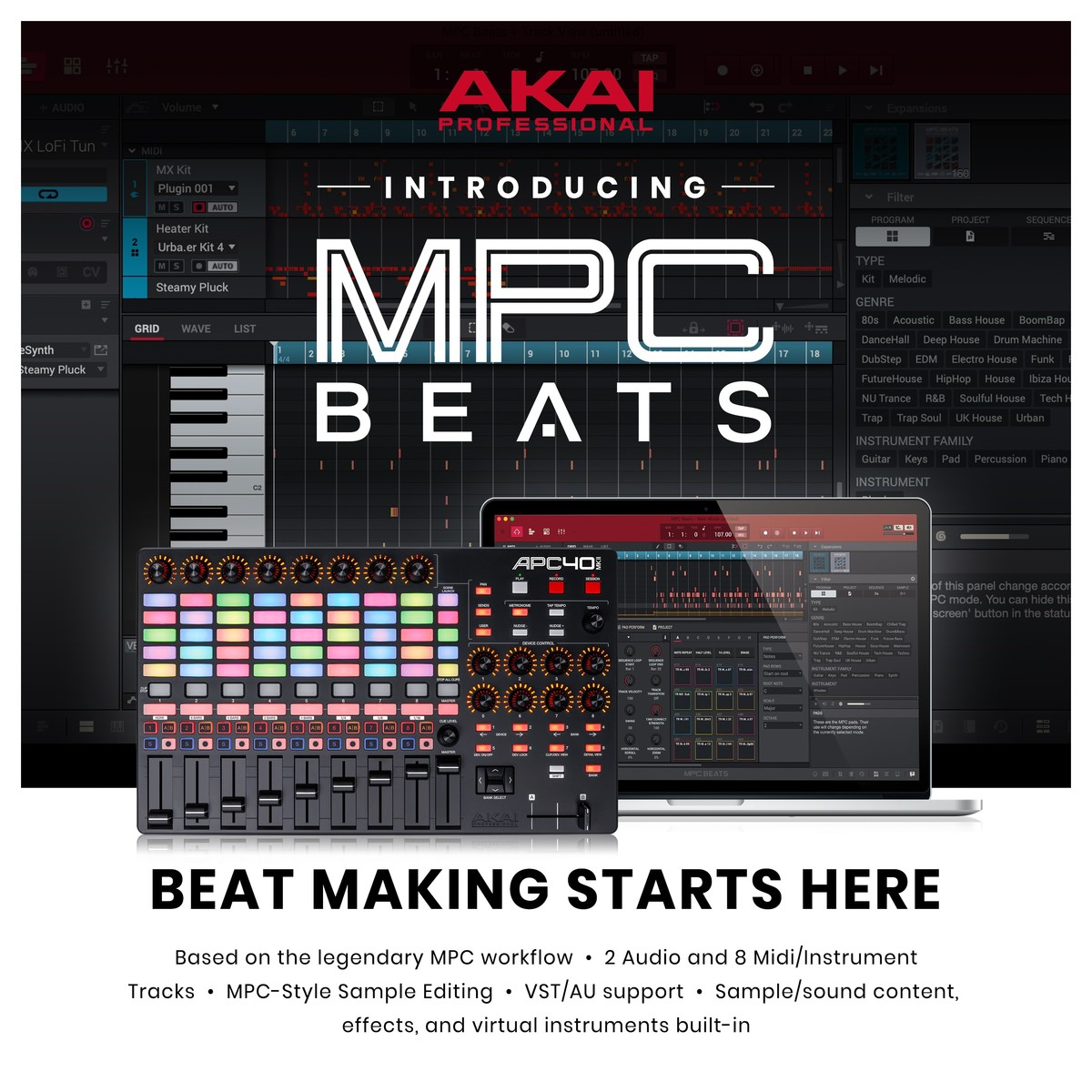 Akai Professional APC40 MK2 USB Controller for Ableton Live