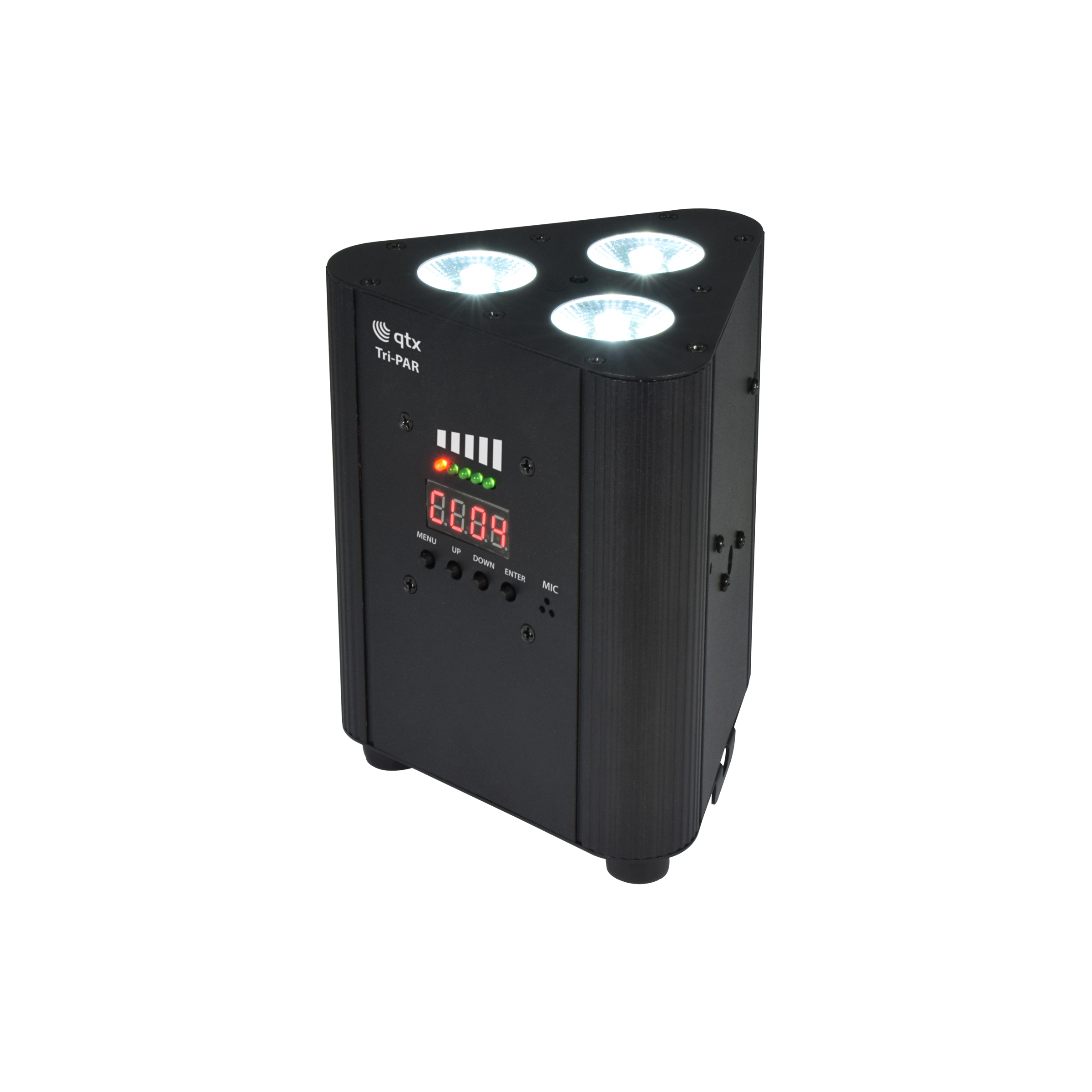 QTX Tri-PAR: Rechargeable Triple PAR Uplighter (154047)