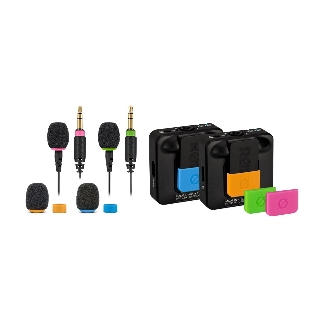Rode Colors 2 Set For Wireless GO & Lavaliers