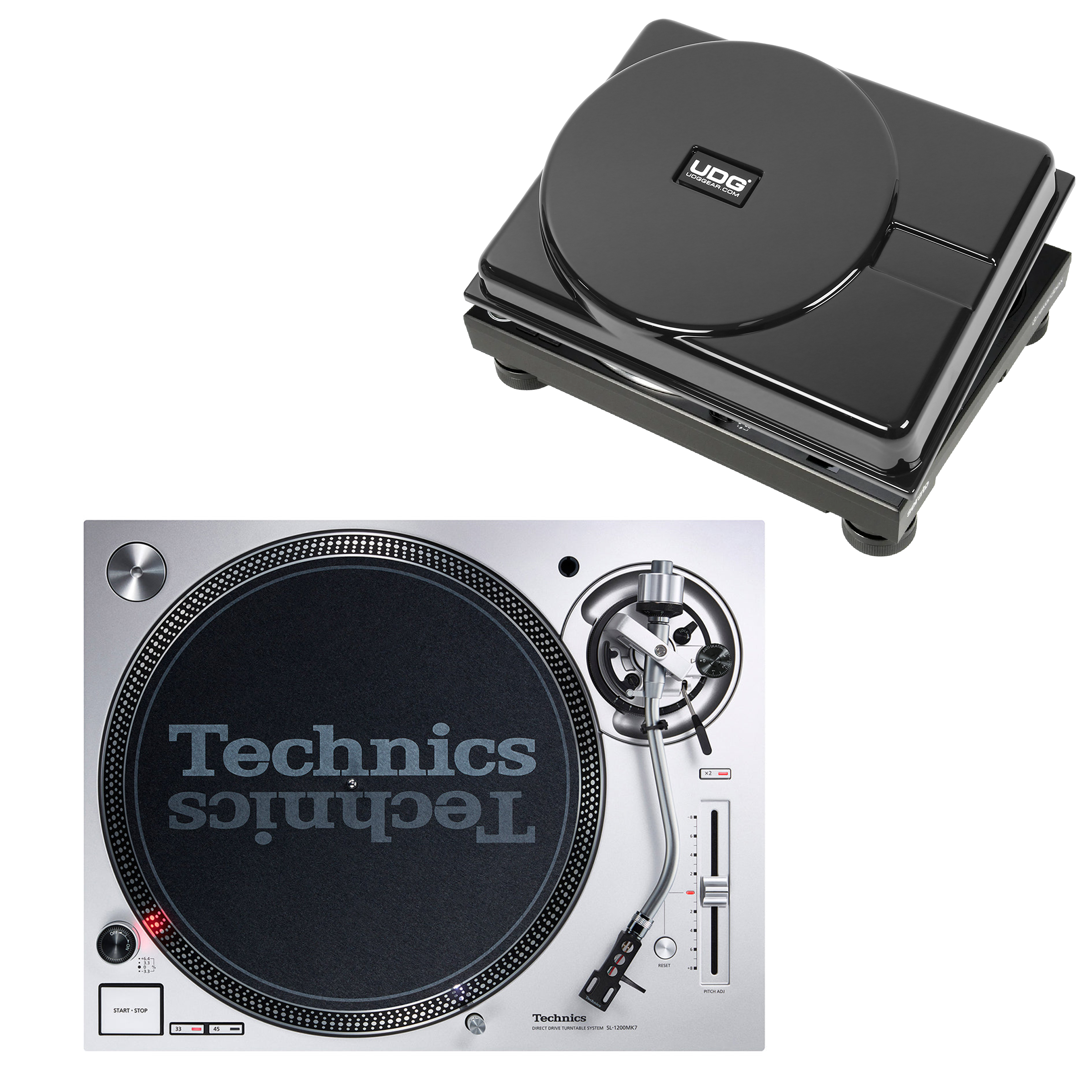 Technics SL1200 MK7 + UDG Ultimate Equipment Cover