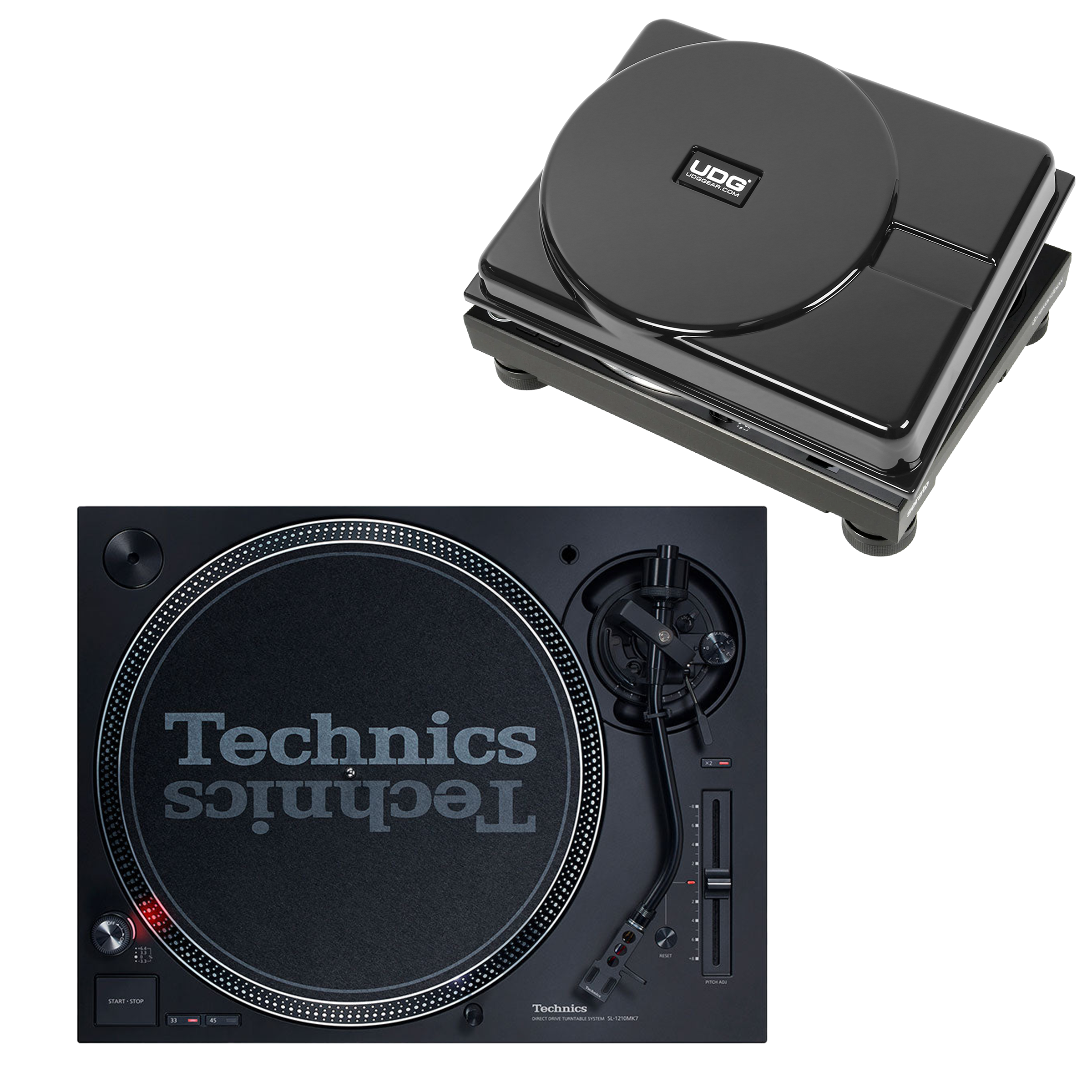 Technics SL1210 MK7 + UDG Ultimate Equipment Cover