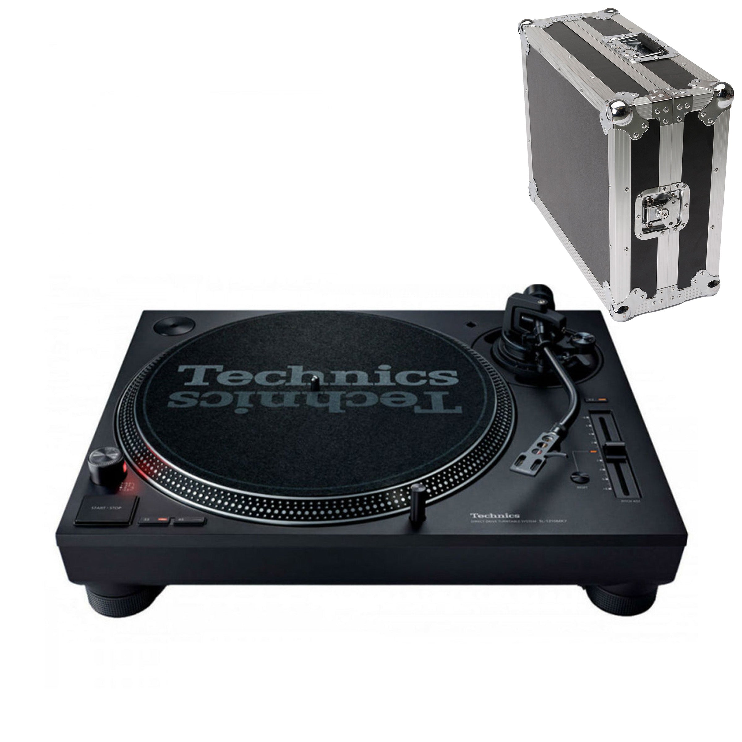 Technics SL 1210 MK7 with Flight Case