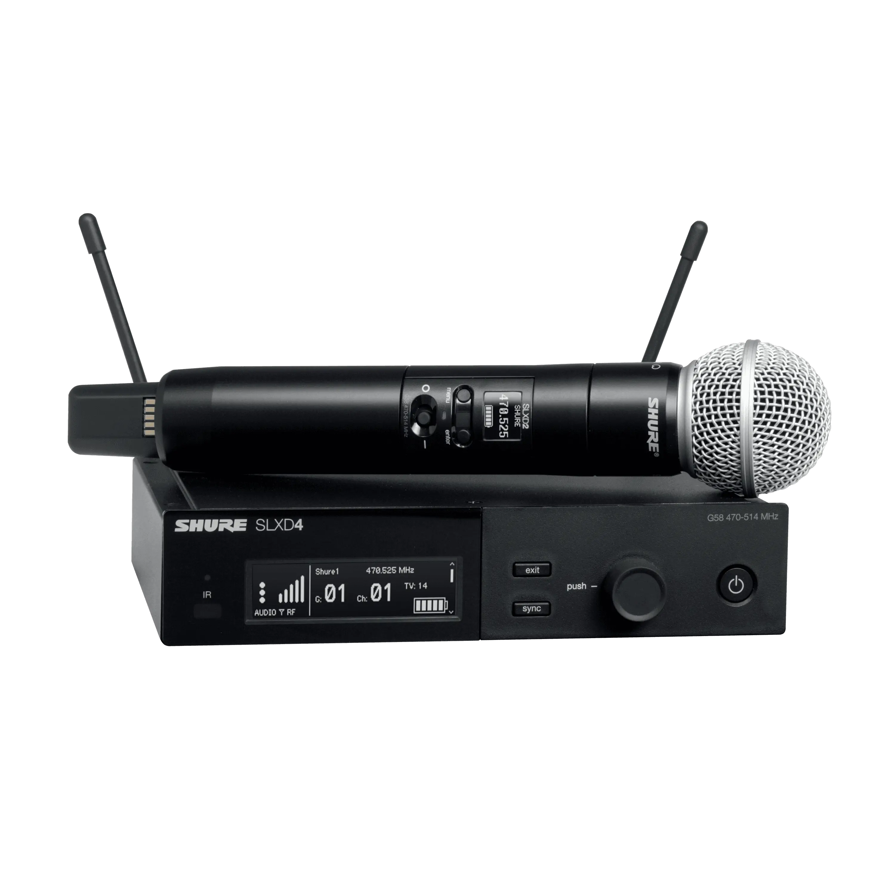 Shure SLXD24DUK SM58 K59 Dual Wireless SM58 Handheld System