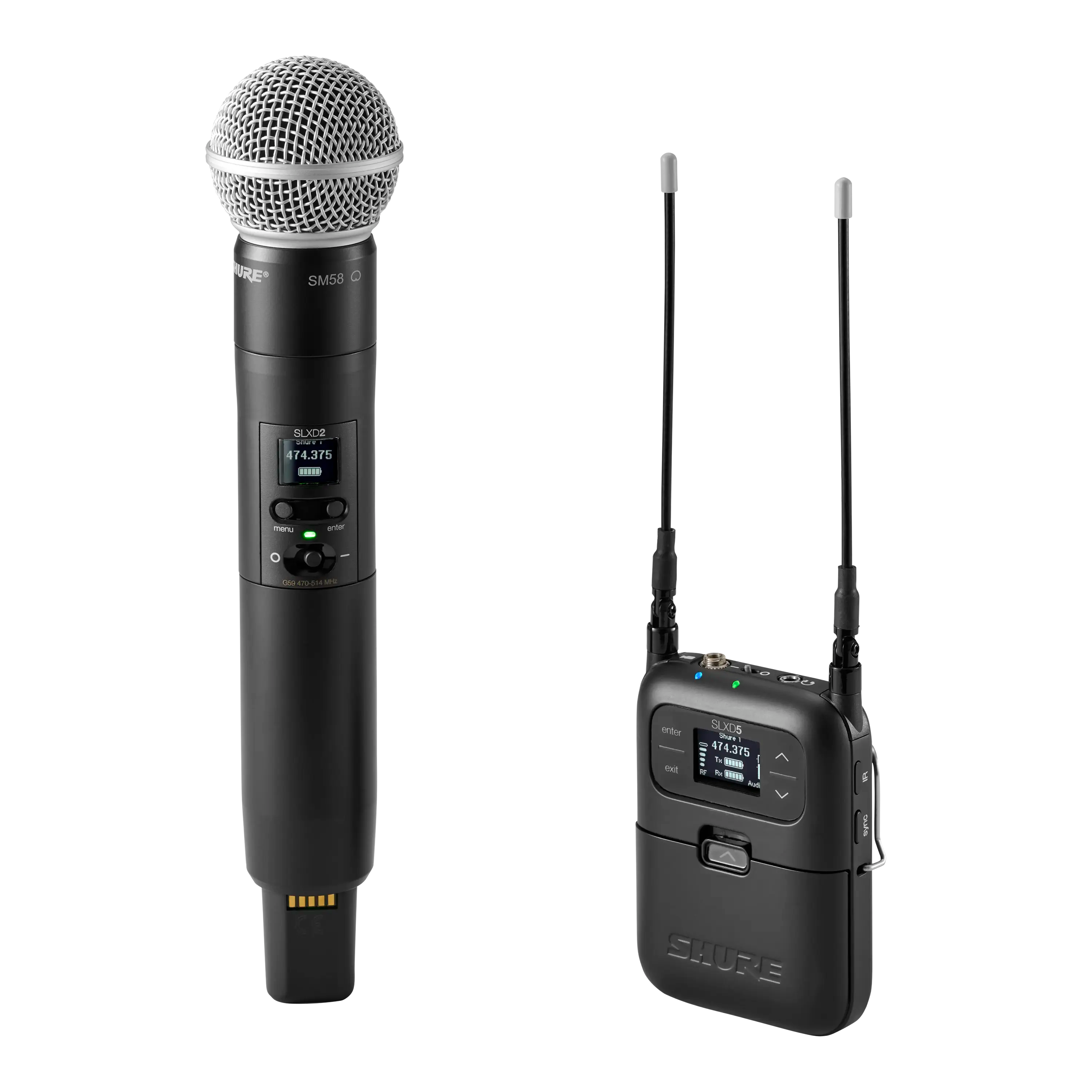 Shure SLXD25/SM58 Portable Wireless SM58 Handheld System