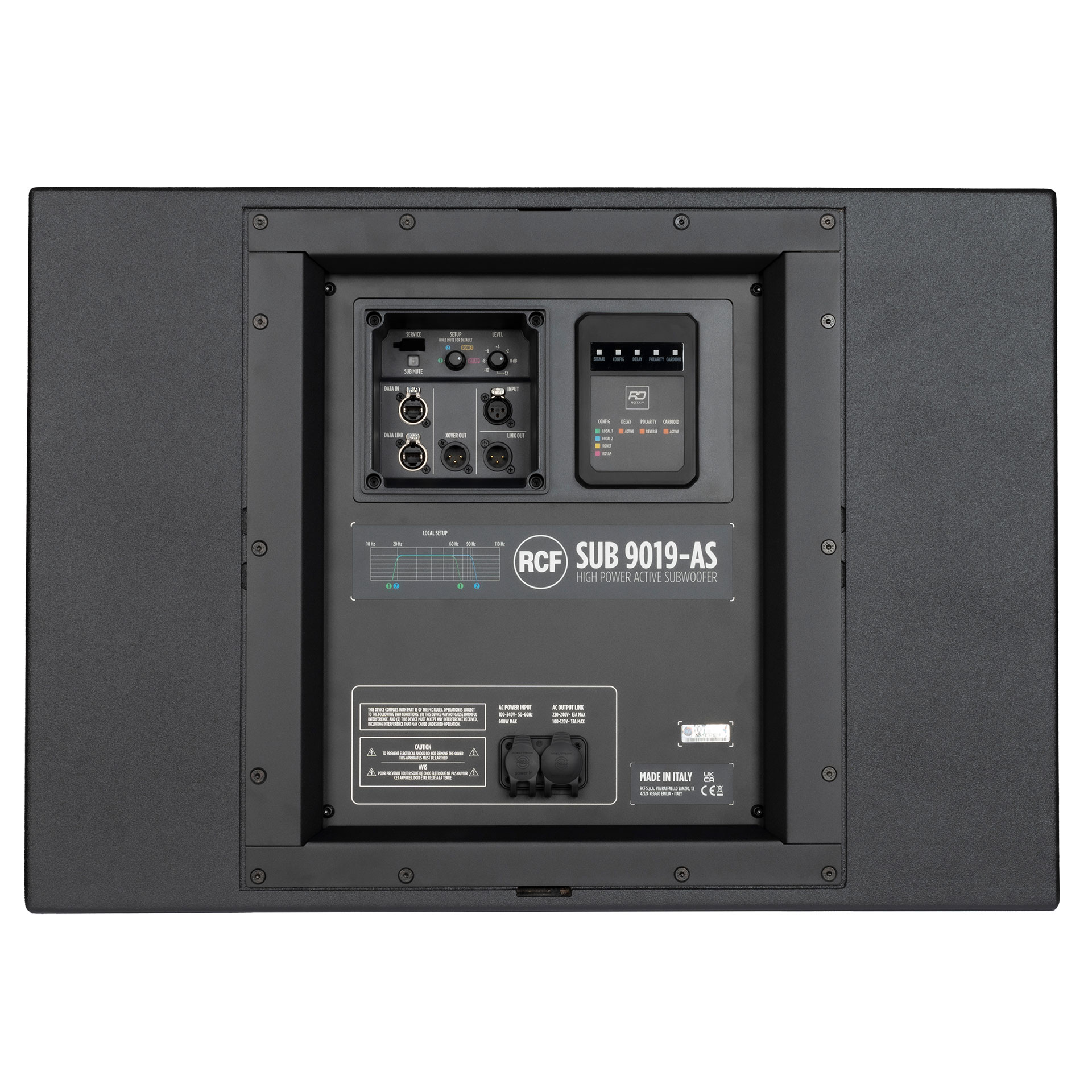 RCF SUB 9019-AS HIGH POWER 19" ACTIVE SUBWOOFER