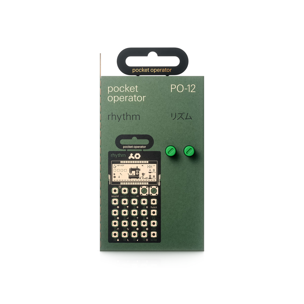 Teenage Engineering PO-12 Rhythm Pocket Operator Drum Synth & Sequencer