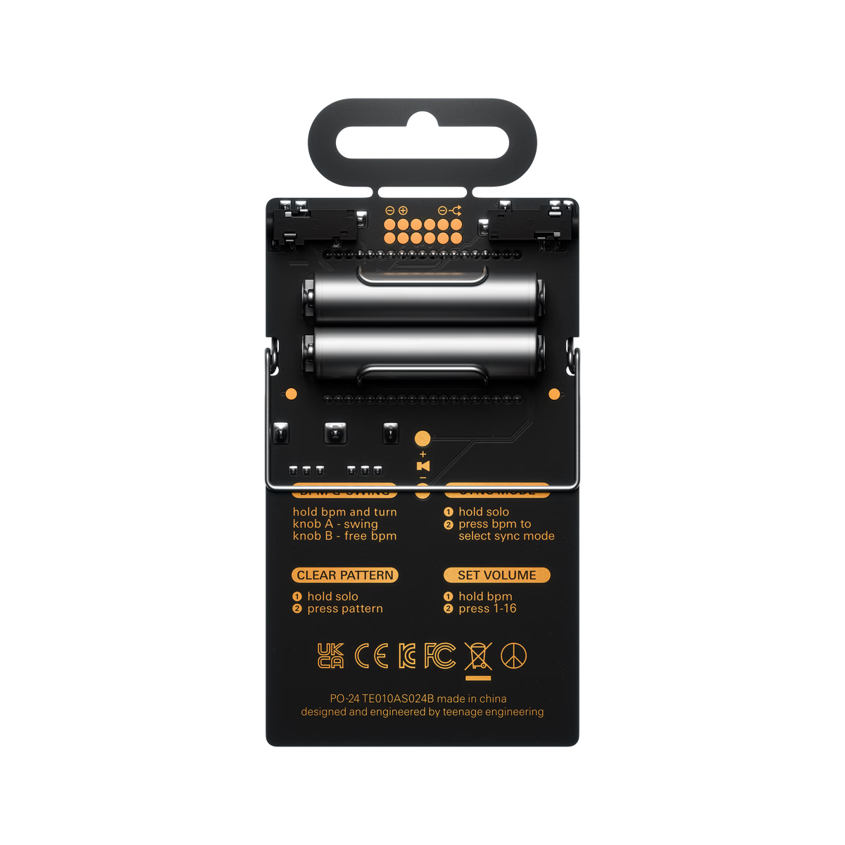 Teenage Engineering PO-24 Office Pocket Operator Drum Machine & Sequencer