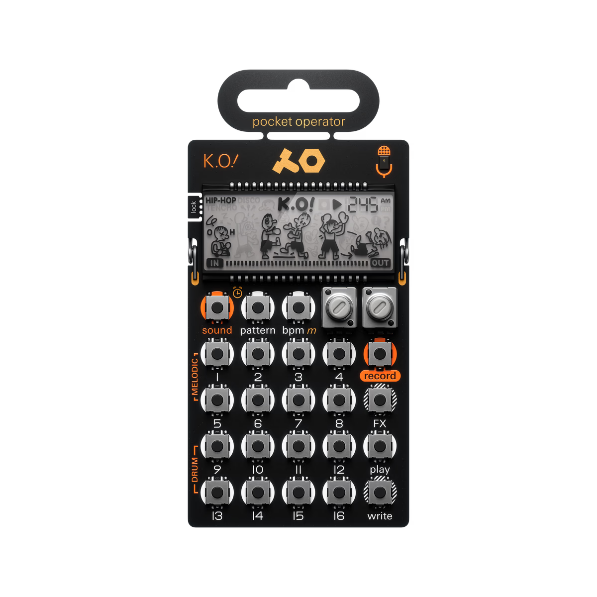Teenage Engineering PO-33 KO Pocket Operator Micro Sampler