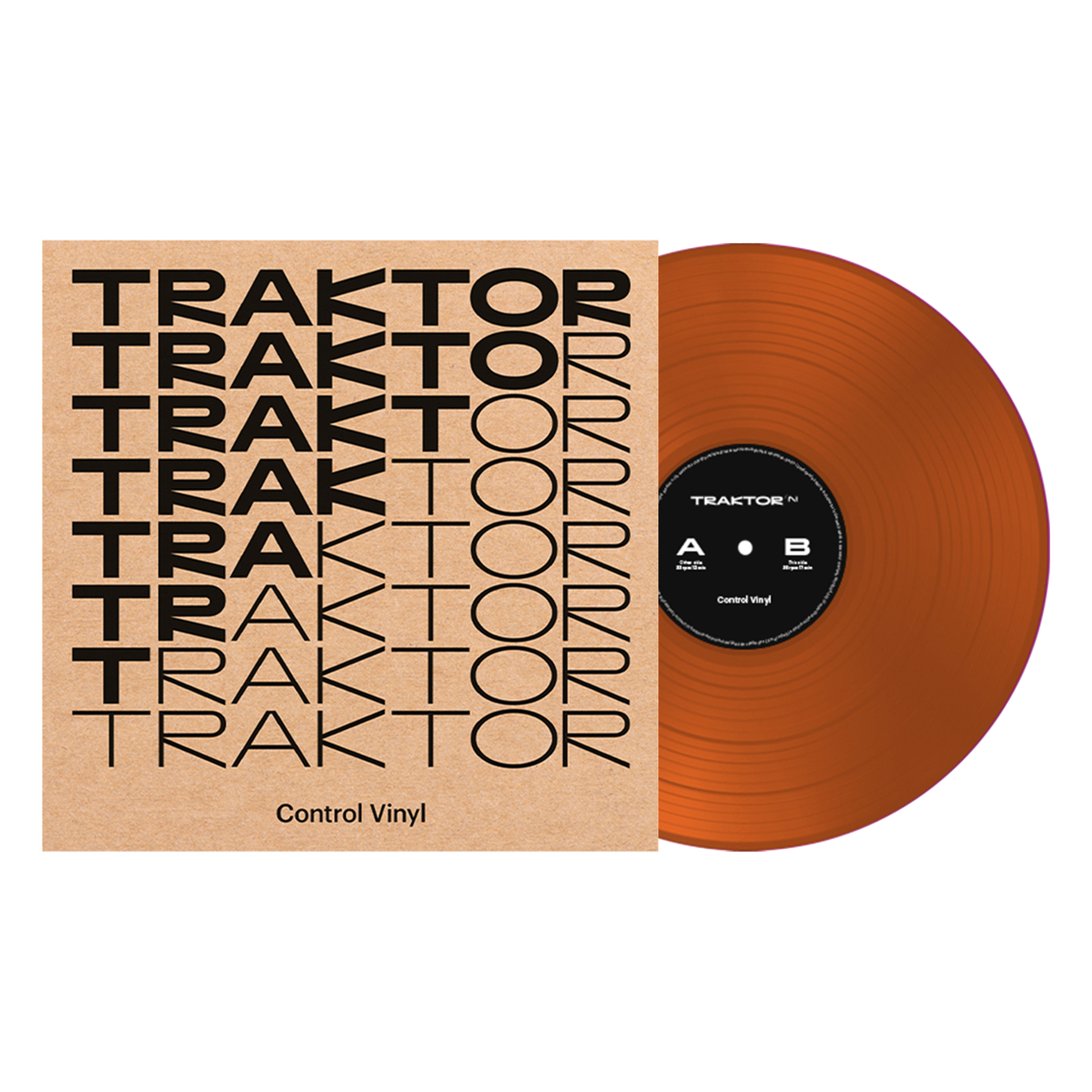 Native Instruments Traktor Control Vinyl Orange Transparent