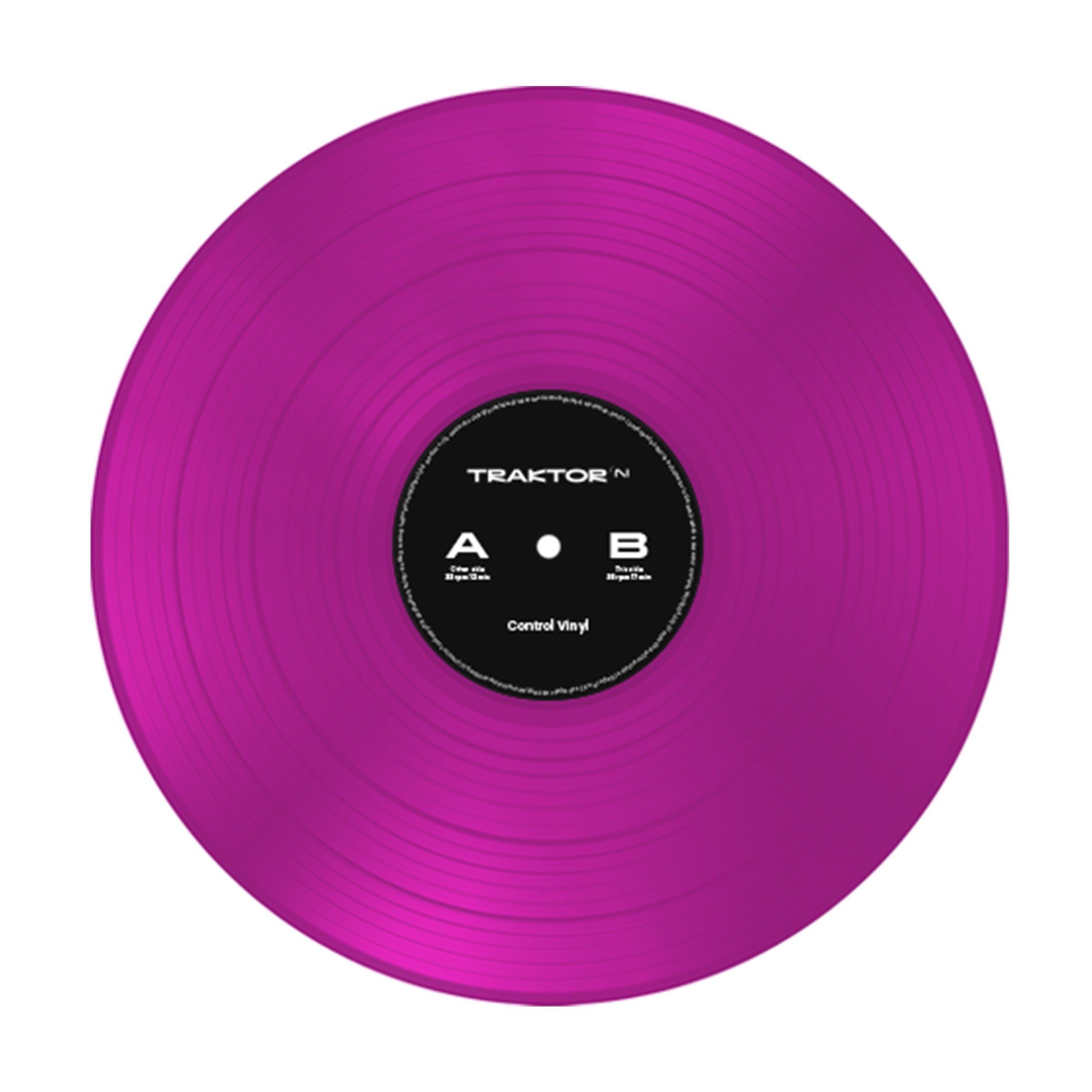Native Instruments Traktor Control Vinyl Neon Pink Transparent