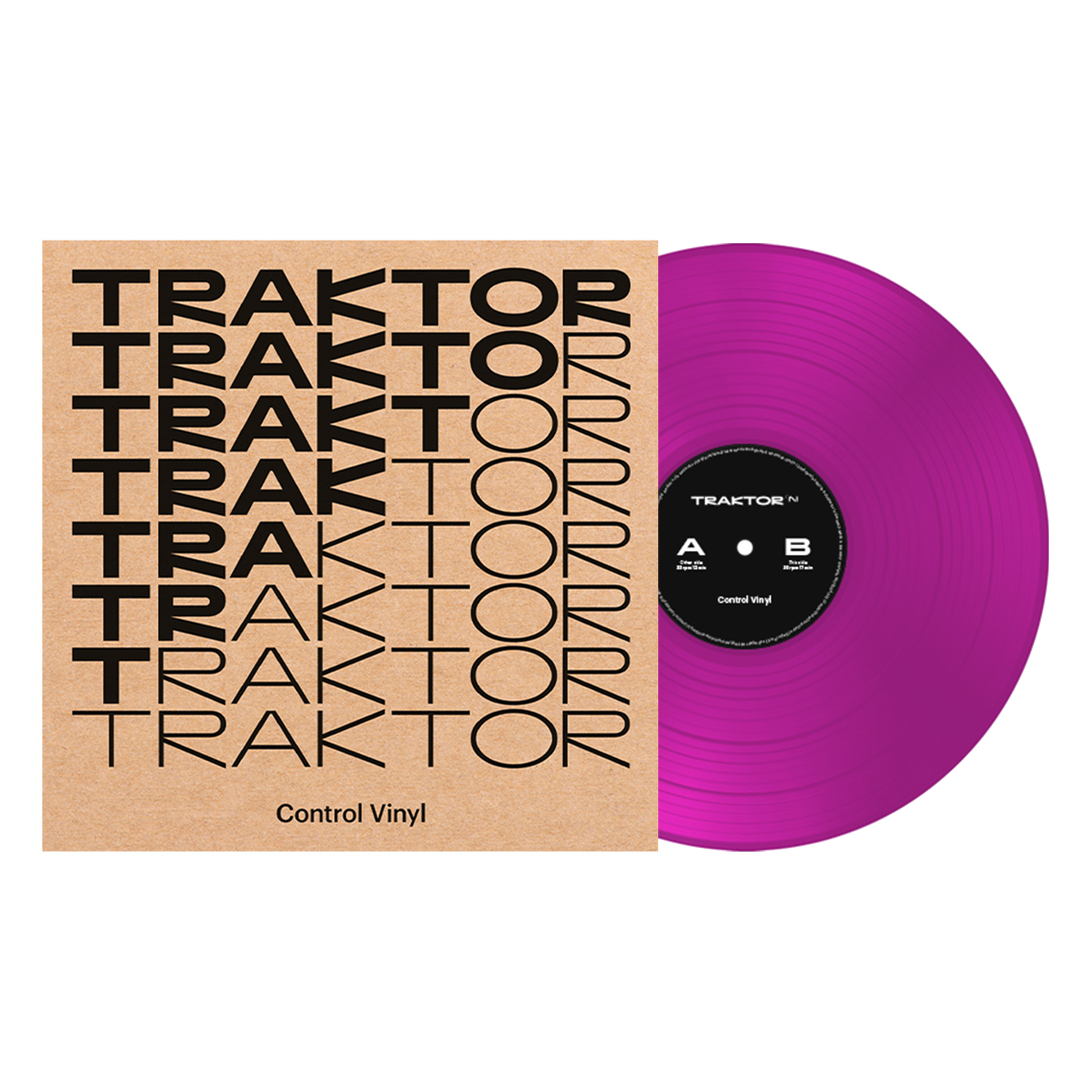 Native Instruments Traktor Control Vinyl Neon Pink Transparent
