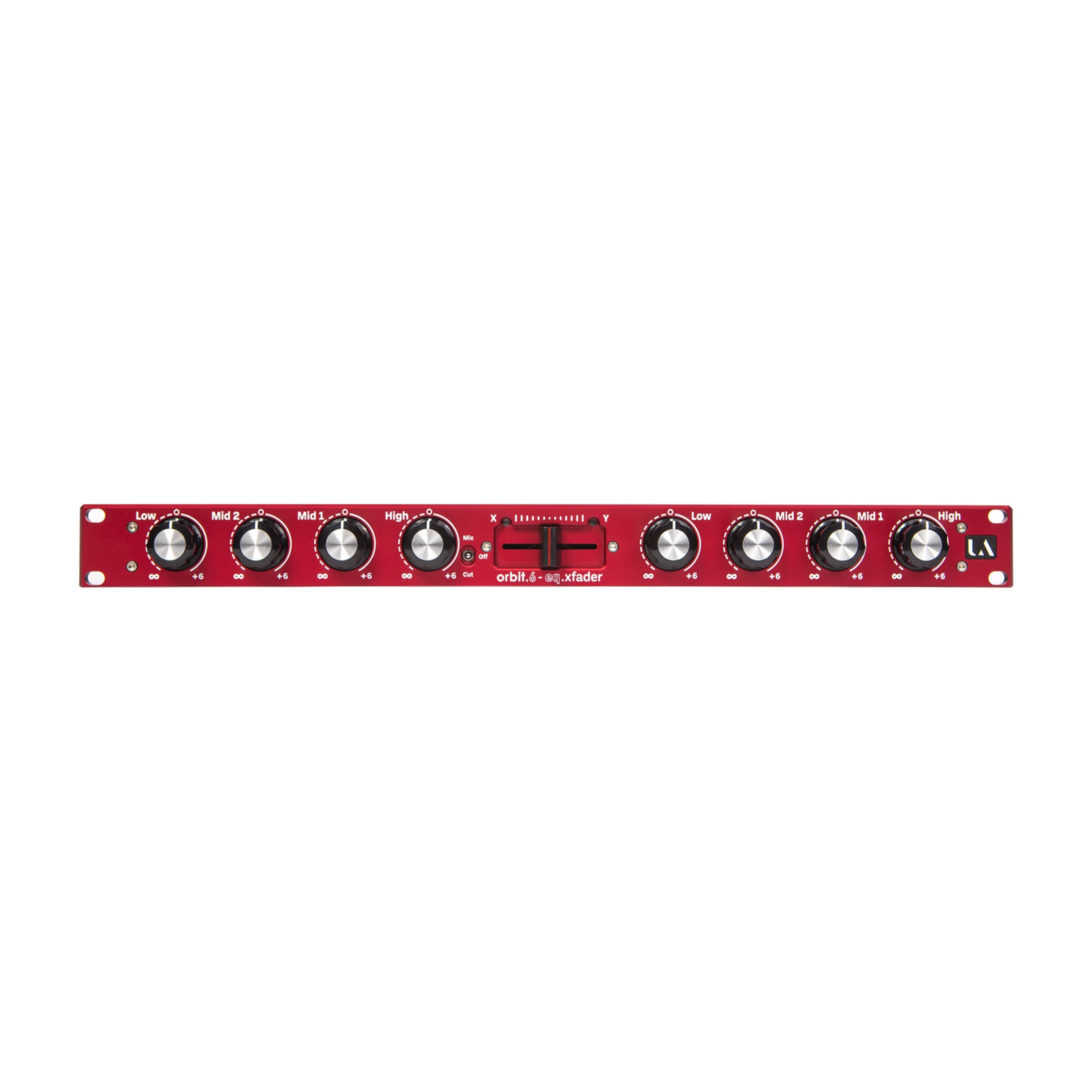 Union Audio ORBIT EQ.XFADER Dual 4-band Isolator with Crossfader - Red