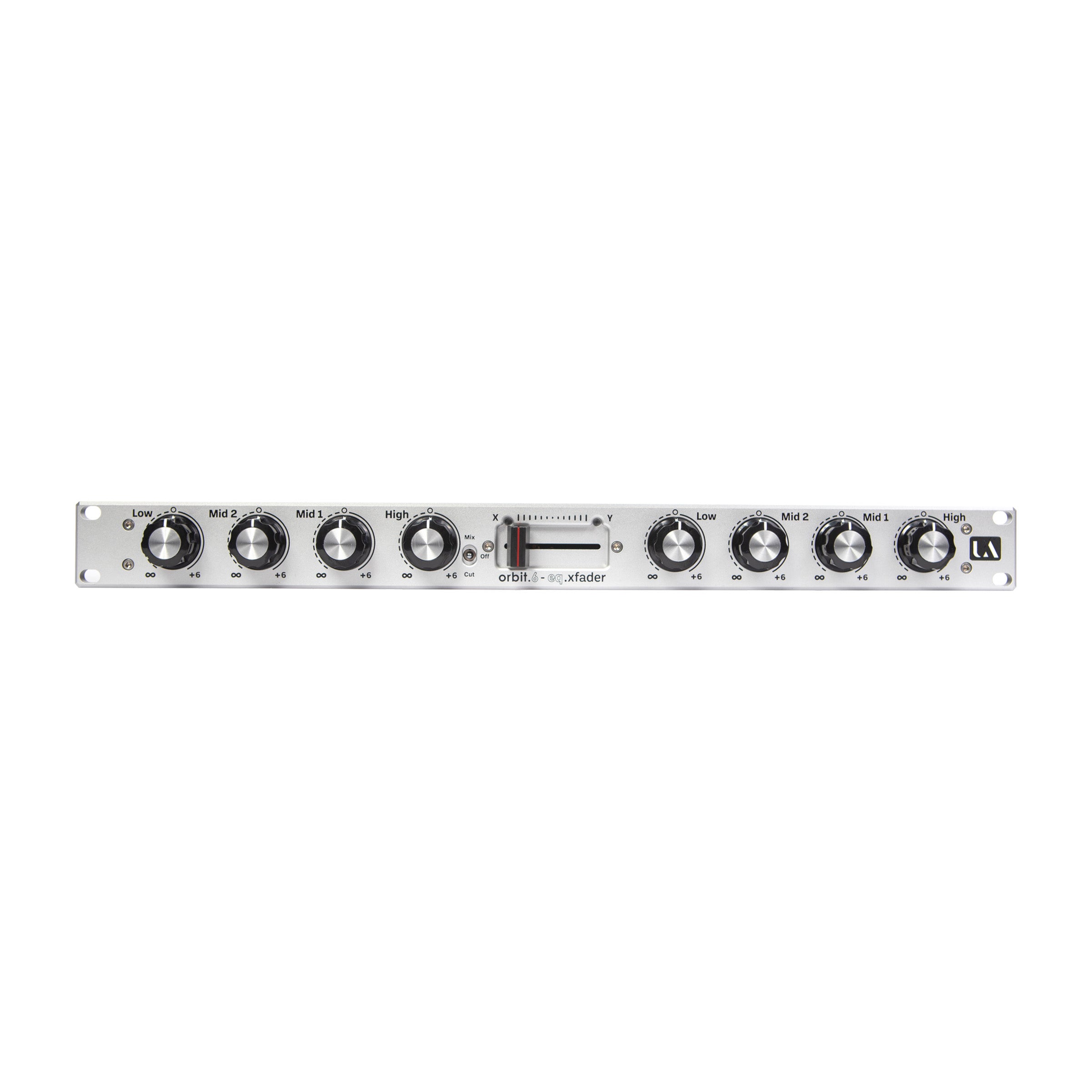 Union Audio ORBIT EQ.XFADER Dual 4-band Isolator with Crossfader - Silver