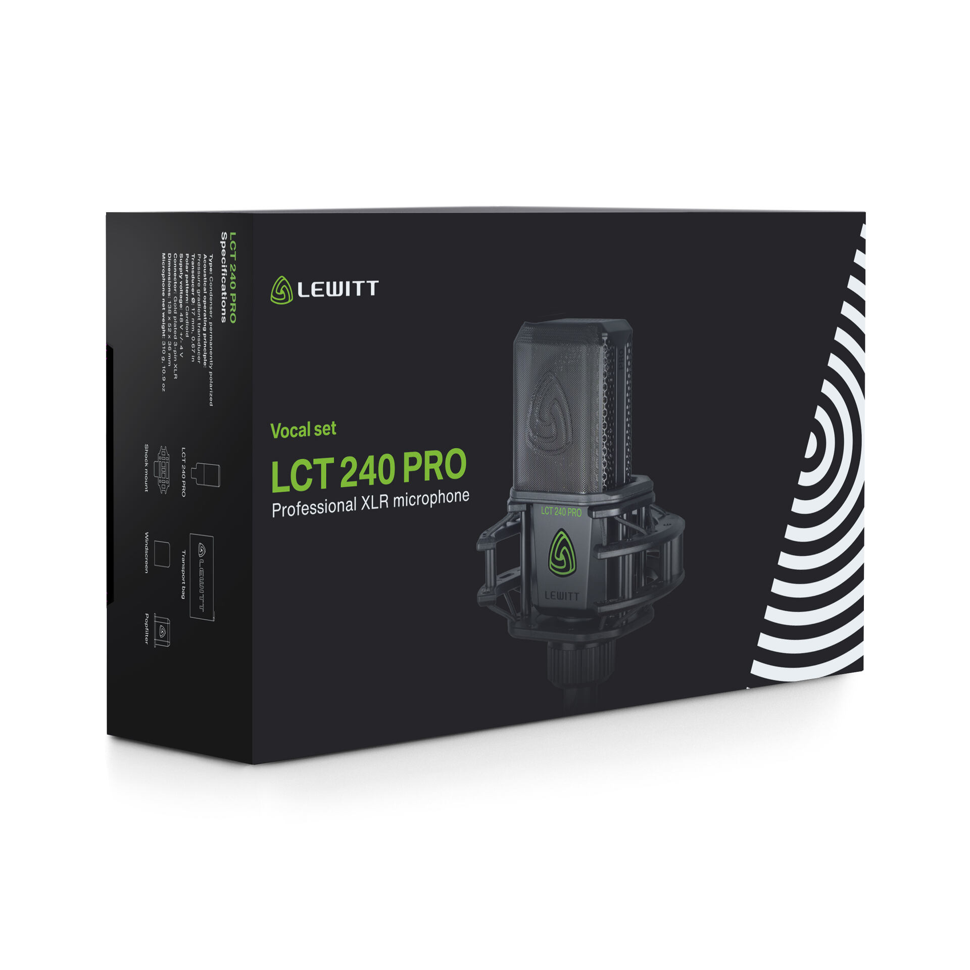 Lewitt Audio LCT 240 PRO Vocal Set Condenser Microphone